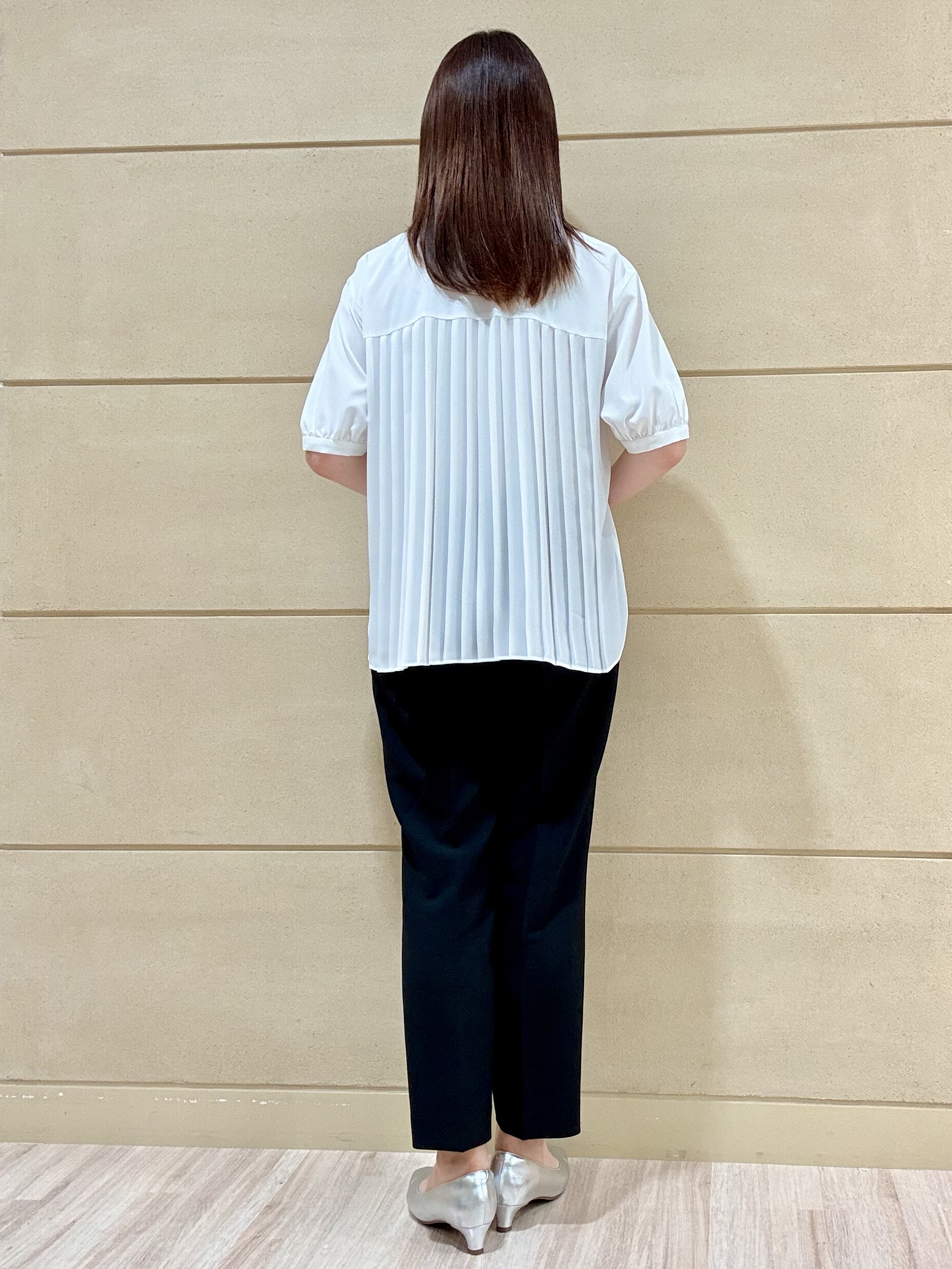 Marさんの「Reflect｜【手洗い可】異素材ドッキングブラウス」を使ったコーディネート