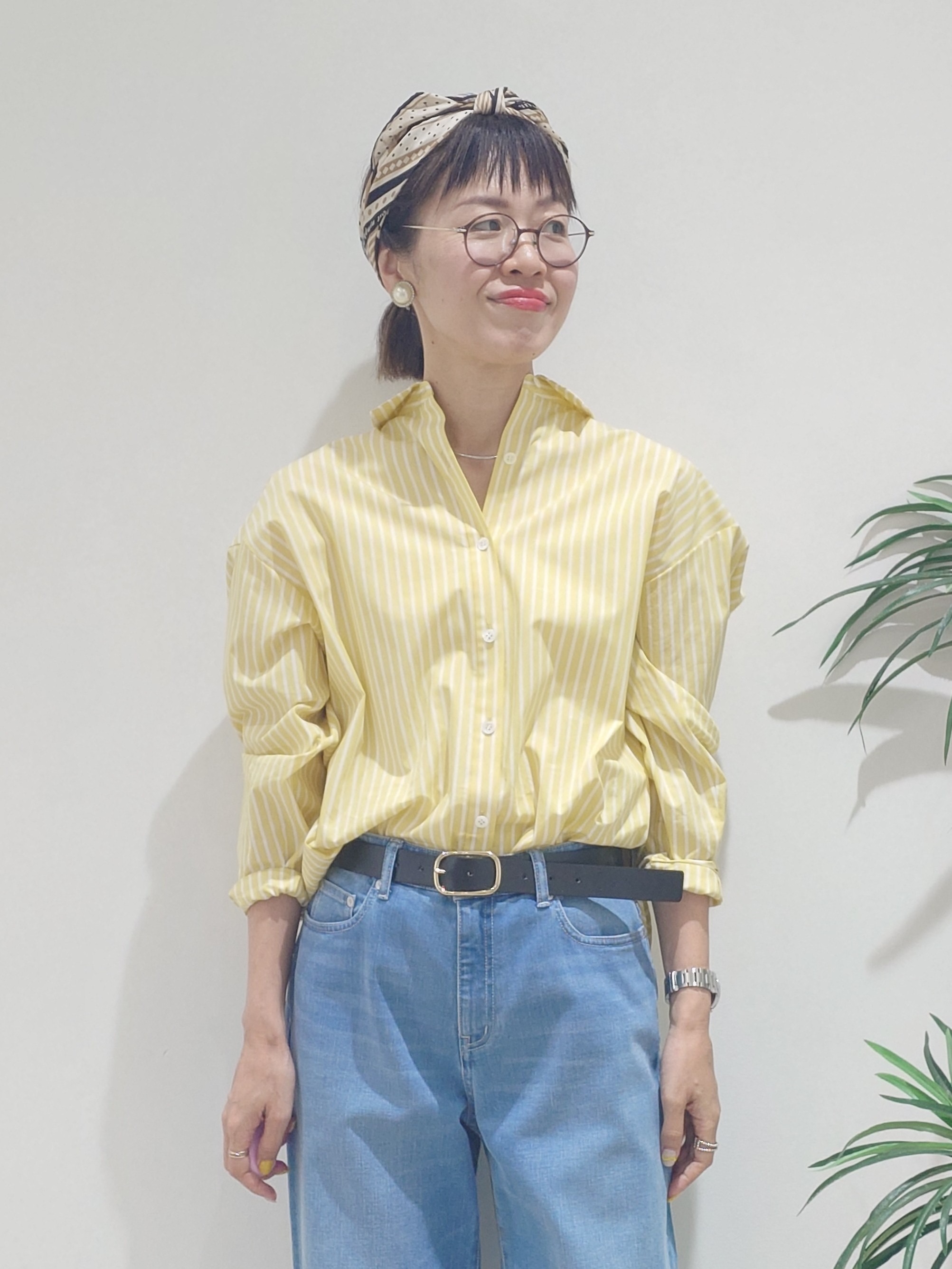 MUTSUKOさんの「UNTITLED｜【新色追加/人気デニム】MAKE&times;DENIM WIDE」を使ったコーディネート