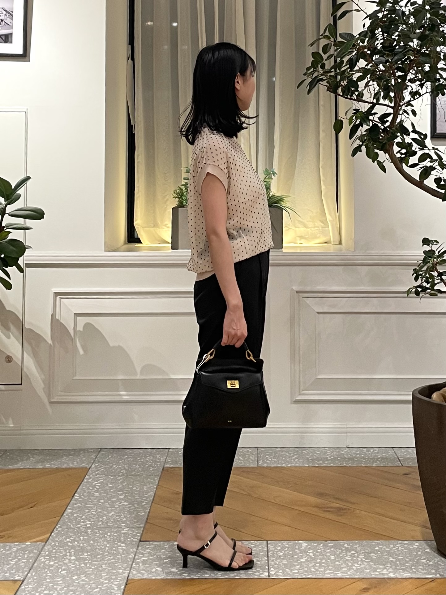 Lilyさんの「DRESSTERIOR｜【再入荷/ウォッシャブル】ドットジャカード プルオーバー」を使ったコーディネート