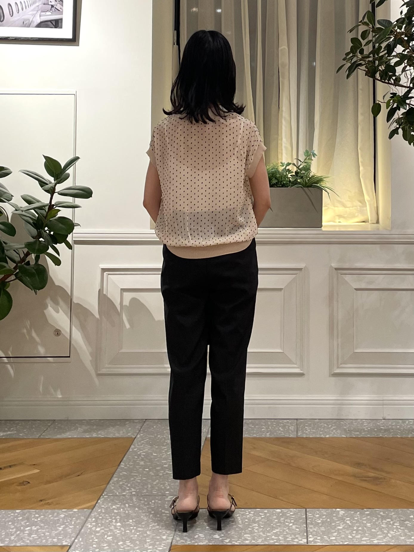 Lilyさんの「DRESSTERIOR｜【再入荷/ウォッシャブル】ドットジャカード プルオーバー」を使ったコーディネート