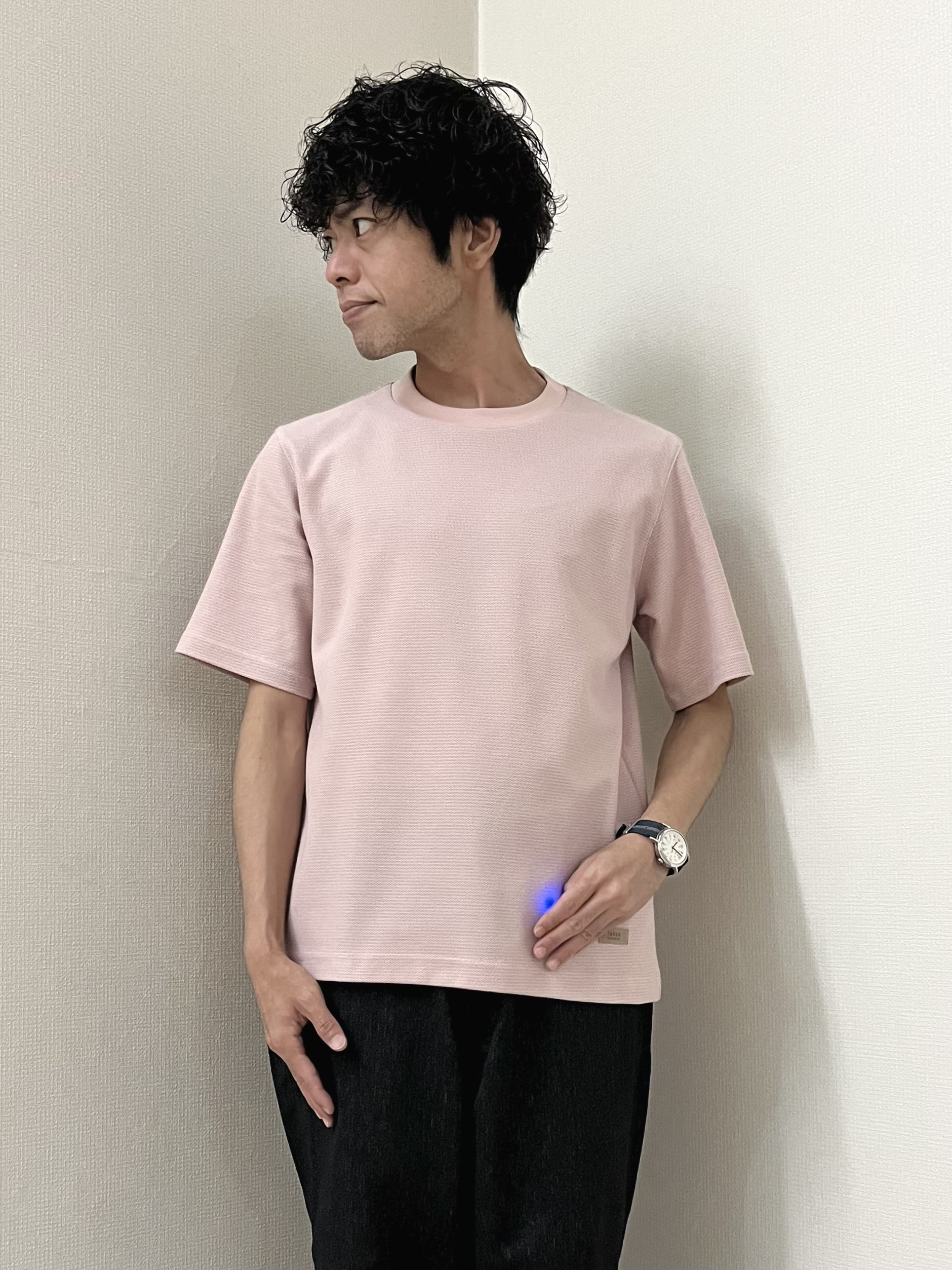 URAさんの「TAKEO KIKUCHI｜【抗菌防臭】ステイフレッシュ Tシャツ」を使ったコーディネート