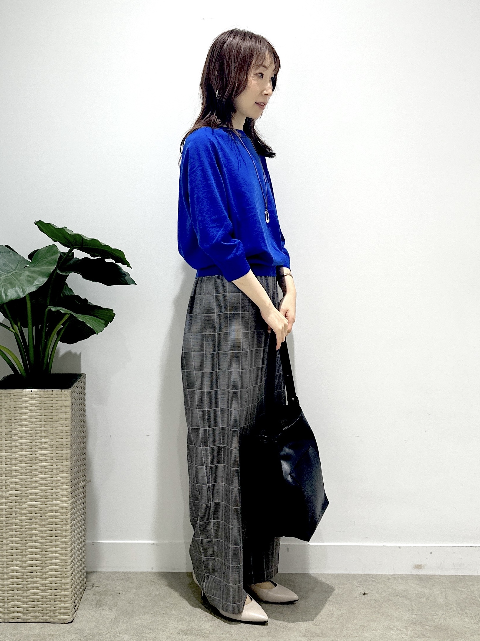 Miwaさんの「UNTITLED｜スプリットレザーワンショルダー」を使ったコーディネート