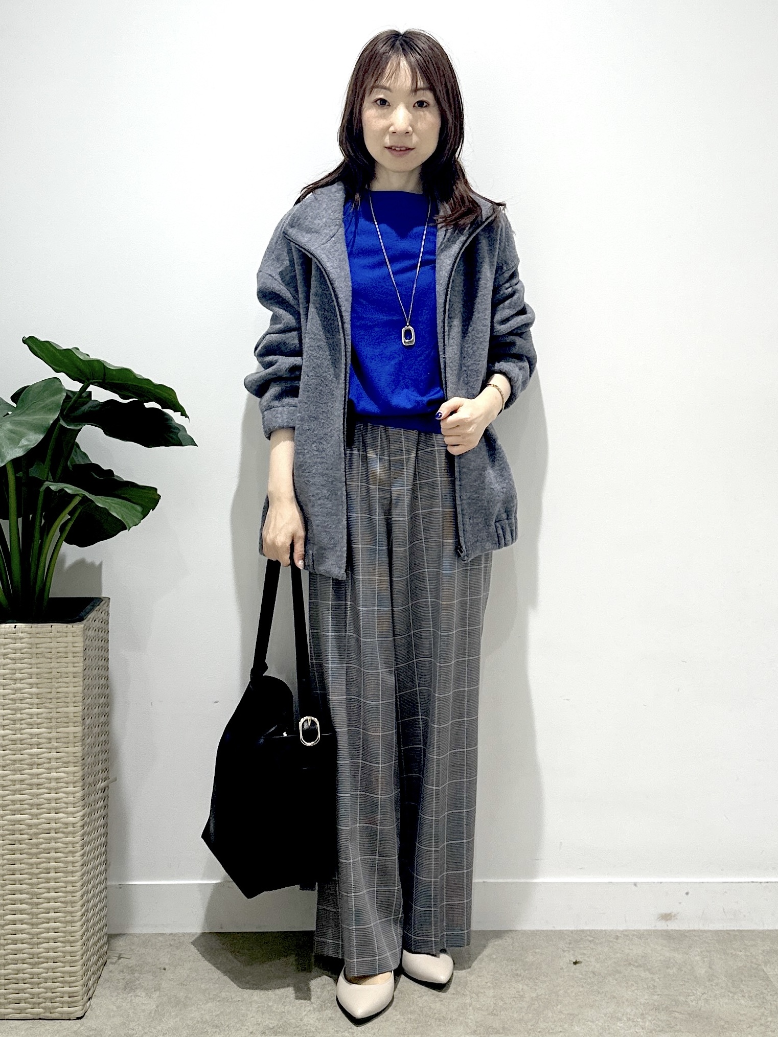 Miwaさんの「UNTITLED｜スプリットレザーワンショルダー」を使ったコーディネート