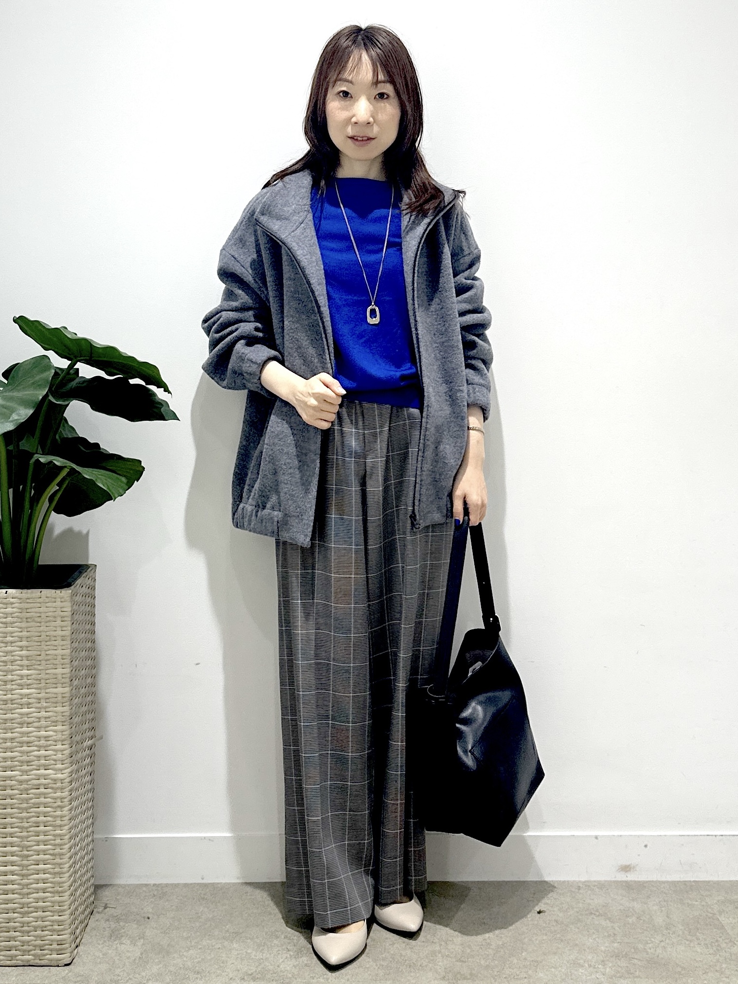 Miwaさんの「UNTITLED｜スプリットレザーワンショルダー」を使ったコーディネート