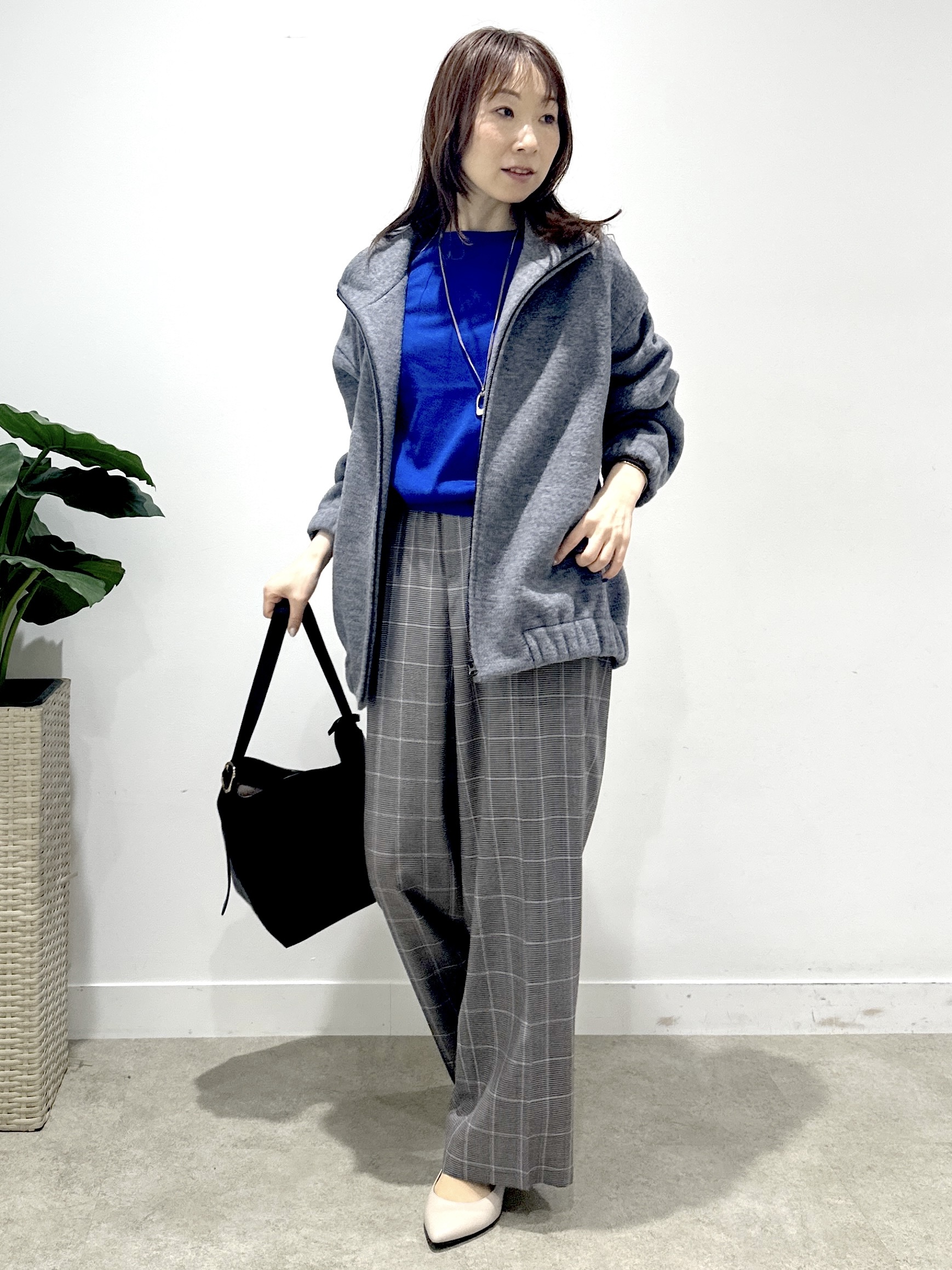 Miwaさんの「UNTITLED｜スプリットレザーワンショルダー」を使ったコーディネート