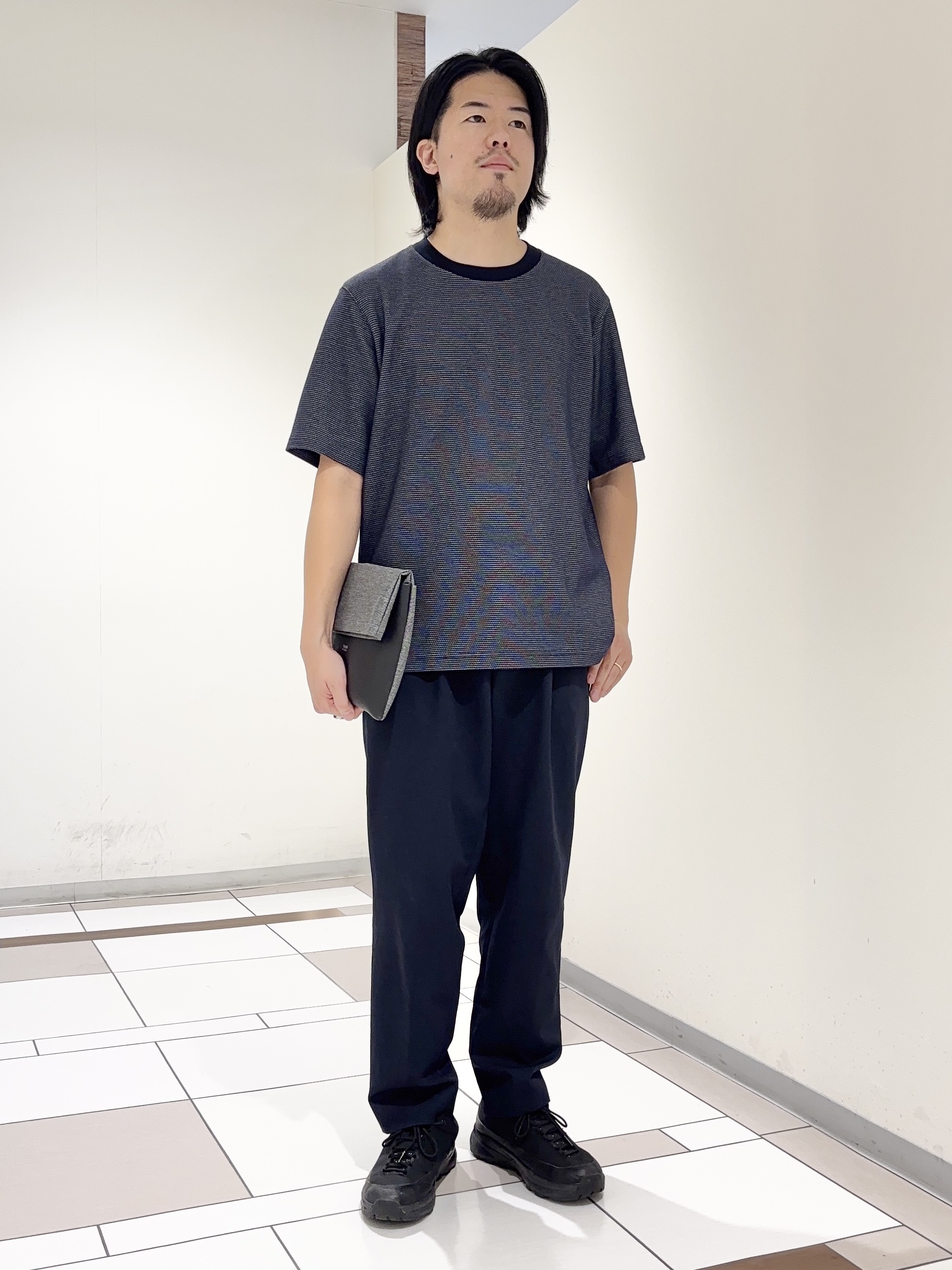 及川さんの「TAKEO KIKUCHI｜【抗菌防臭】ステイフレッシュ Tシャツ」を使ったコーディネート