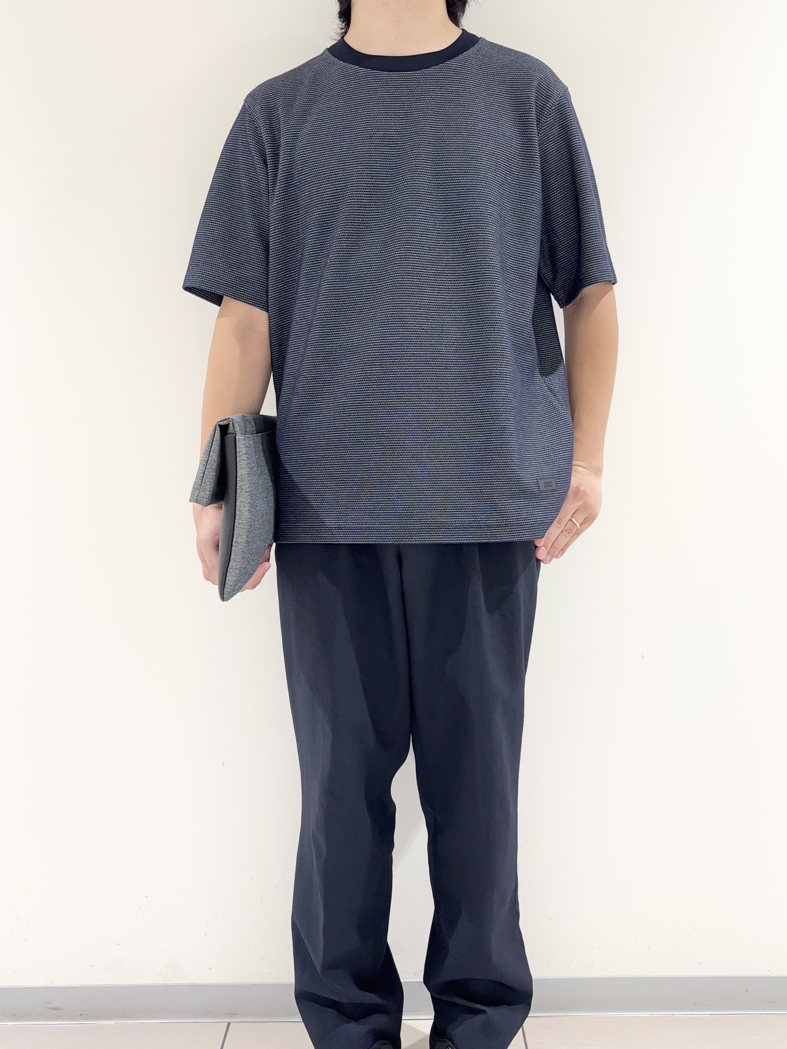 及川さんの「TAKEO KIKUCHI｜【抗菌防臭】ステイフレッシュ Tシャツ」を使ったコーディネート