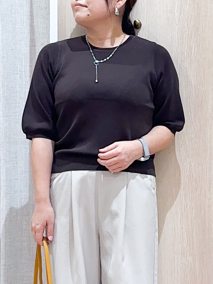 naoさんの「grove｜【ひんやり・ウエストゴム】きれいも機能も叶える、リネンライクワイドパンツ」を使ったコーディネート