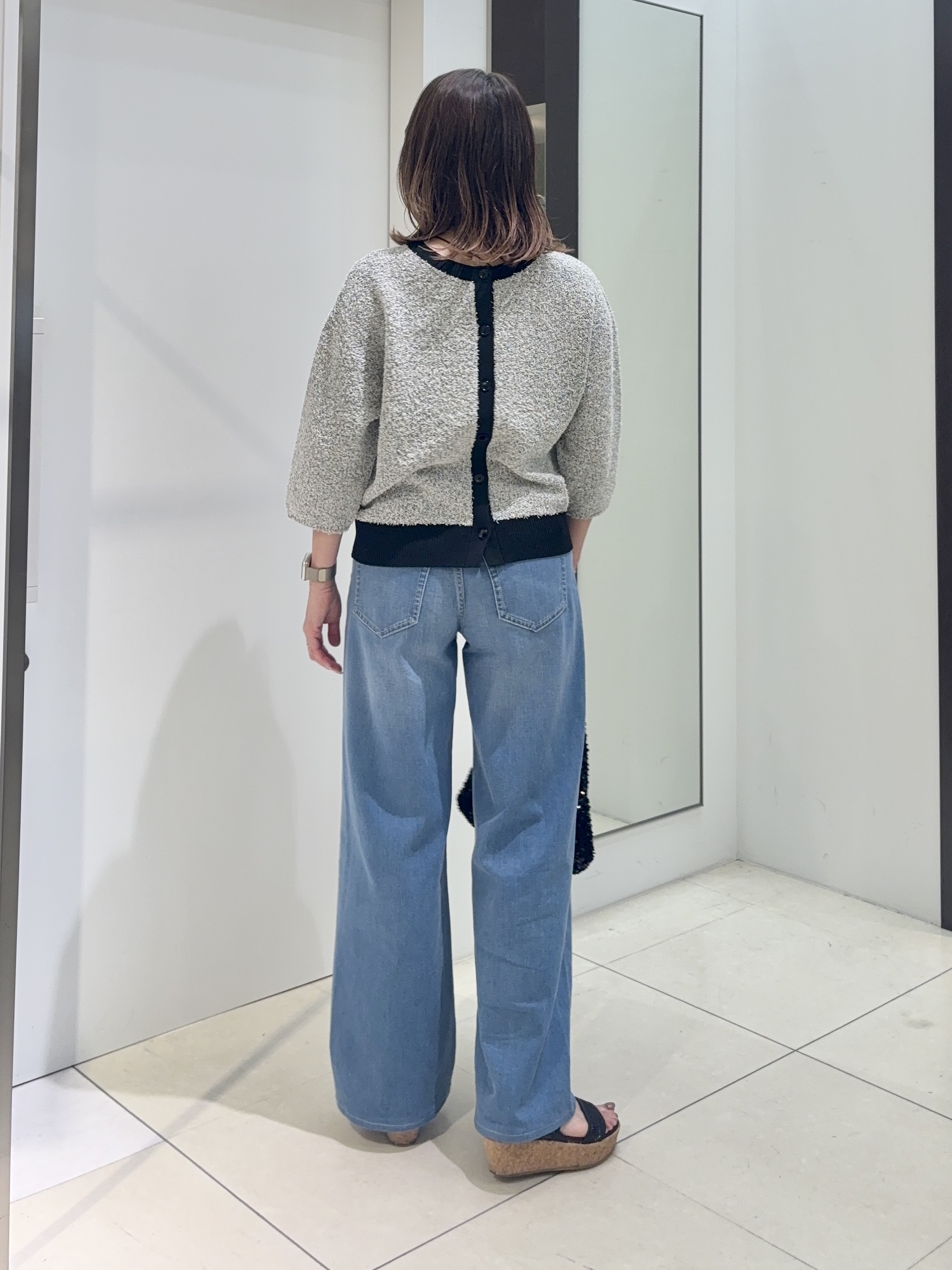 tomoさんの「UNTITLED｜【前後2WAY】コットン混カールプルオーバー」を使ったコーディネート