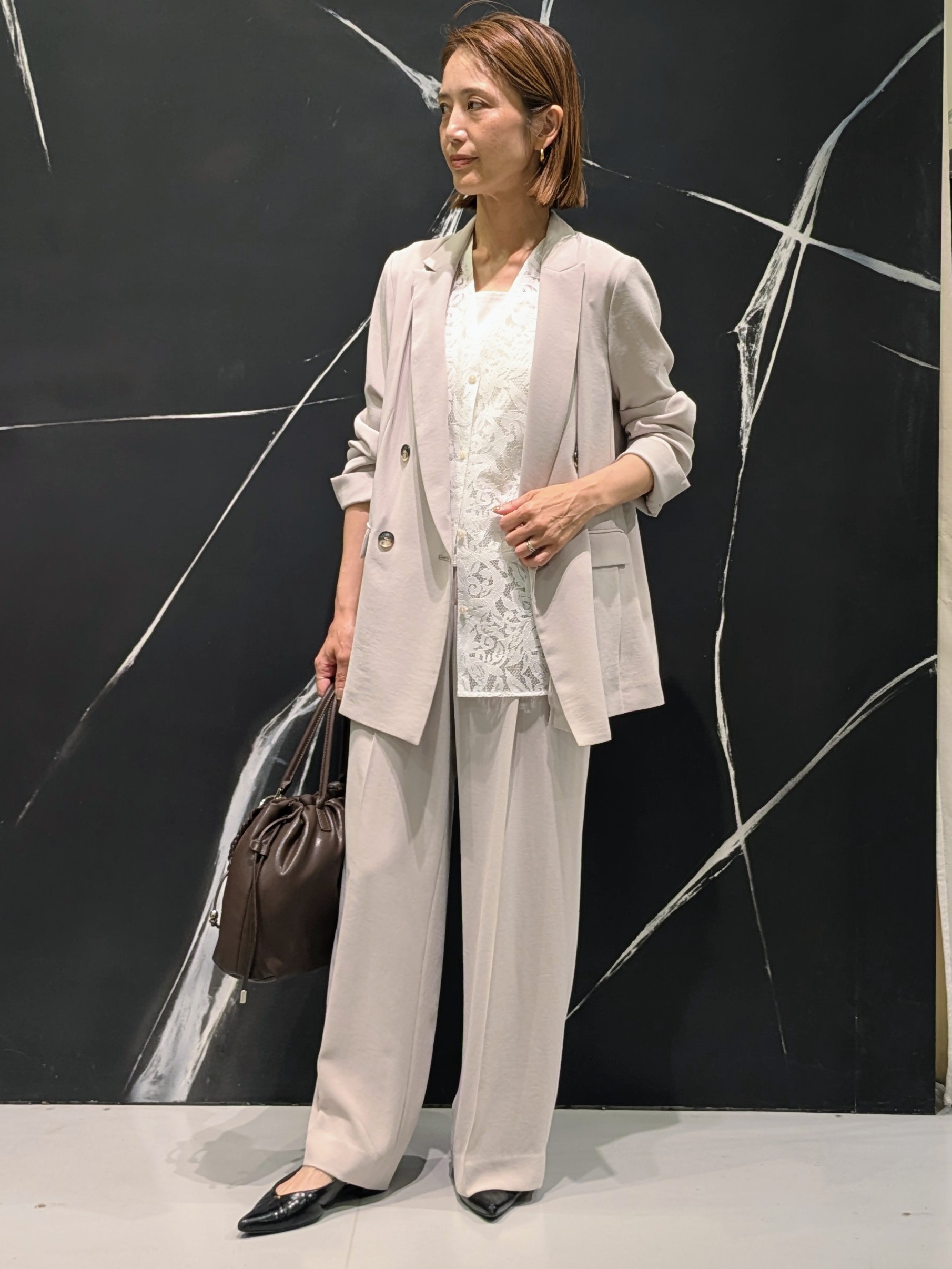 MIKIさんの「COUP DE CHANCE｜【洗える／多機能／SETUP可】着る日傘ダブルジャケット」を使ったコーディネート