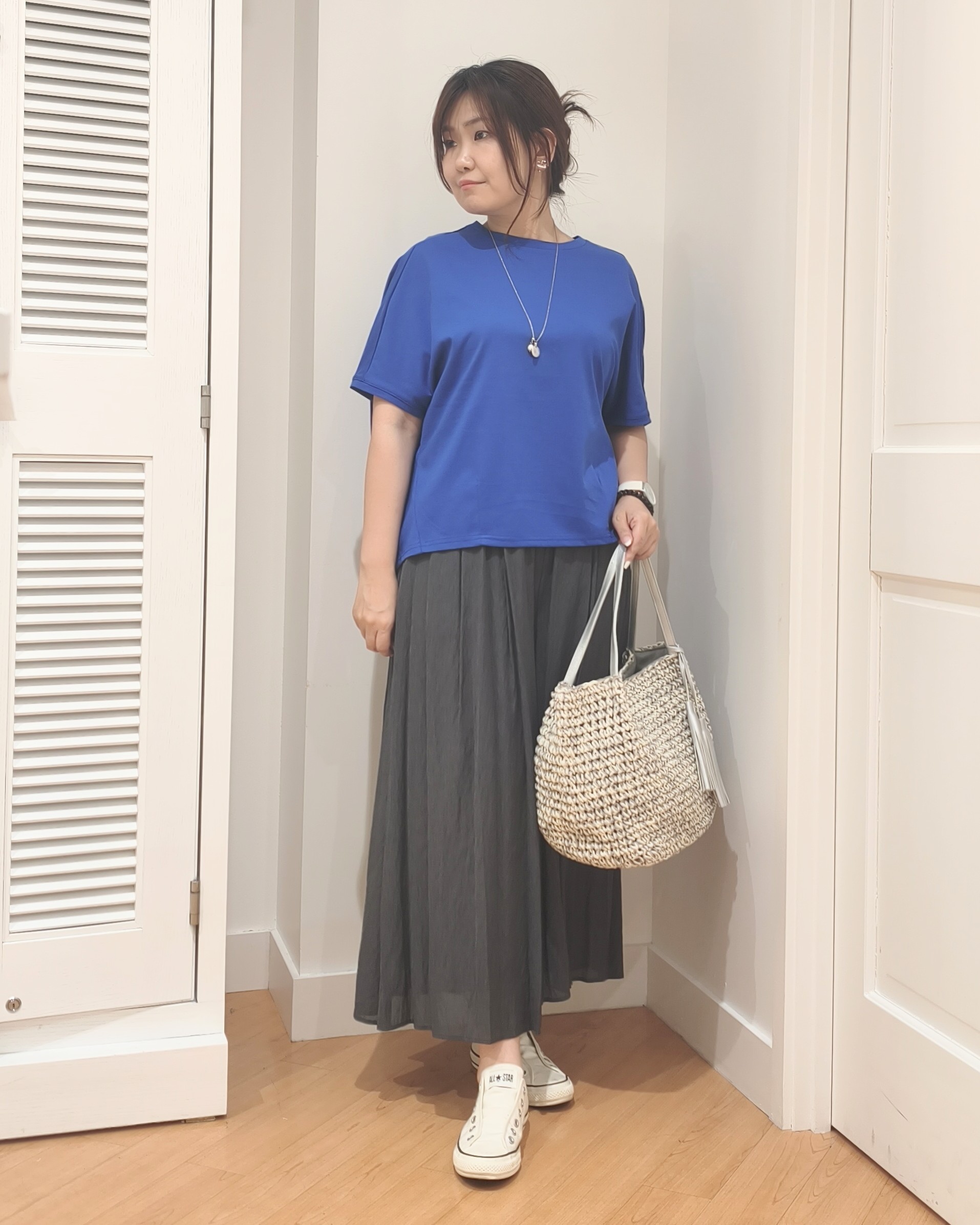 AIKOsanさんの「Dessin｜【洗える】ジョーゼットノースリーブ」を使ったコーディネート