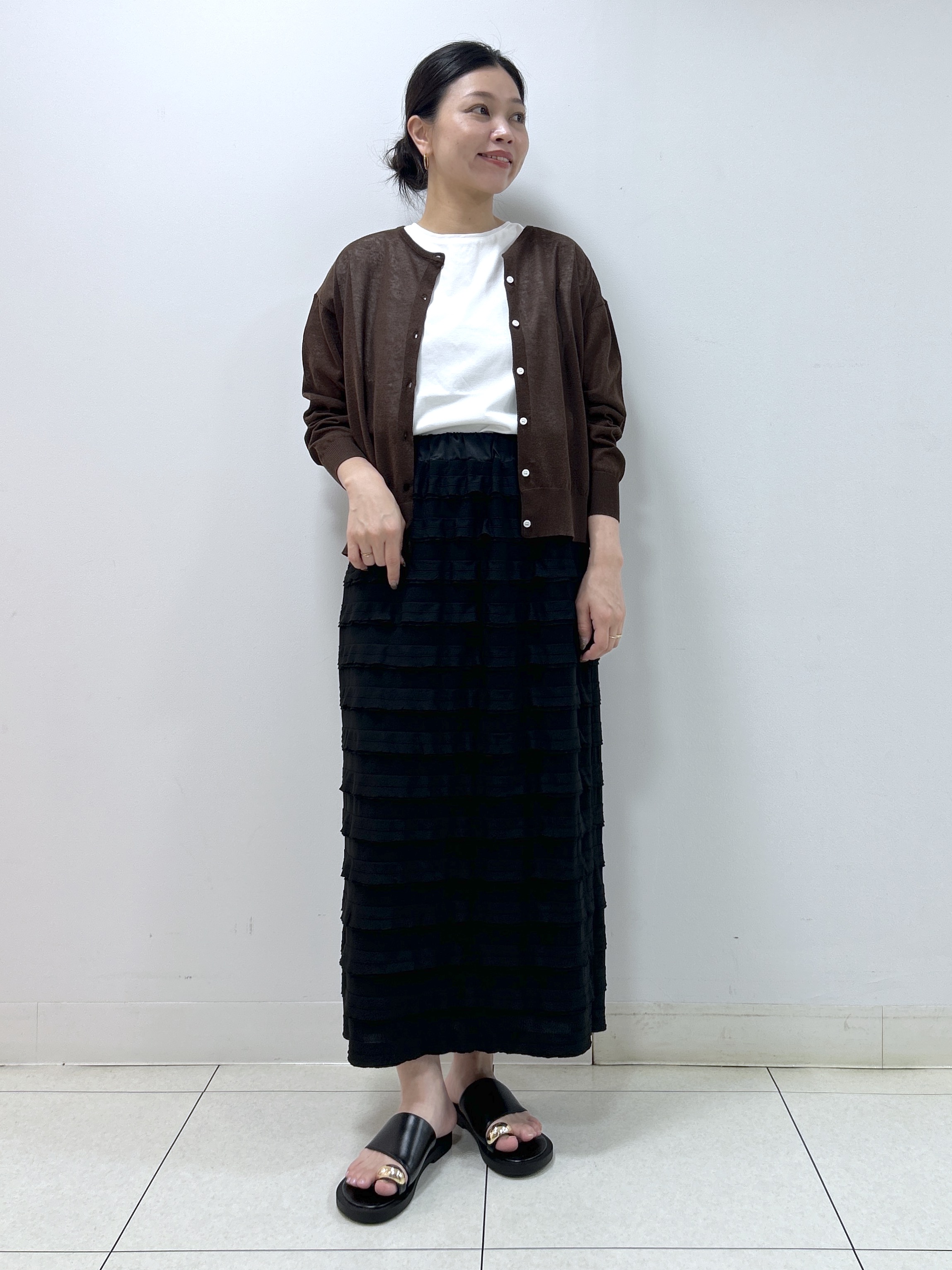 Kaiさんの「Dessin｜【UVカット/接触冷感】美光沢カットソー」を使ったコーディネート