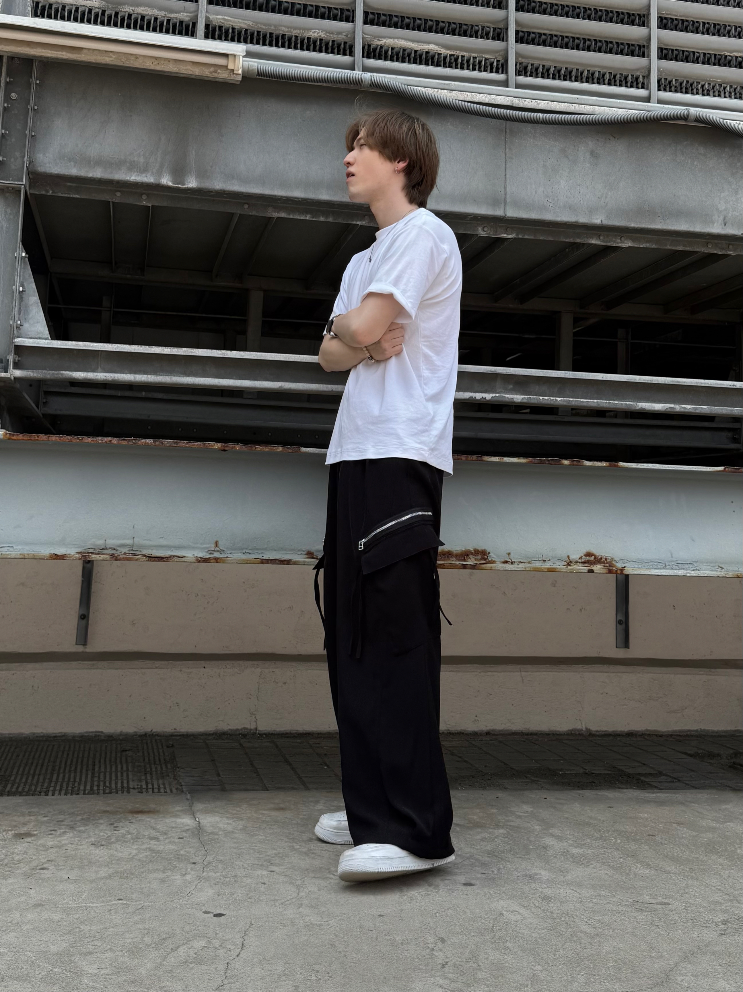 カネダさんの「tk.TAKEO KIKUCHI｜スムースシルケットS／S カットソー」を使ったコーディネート