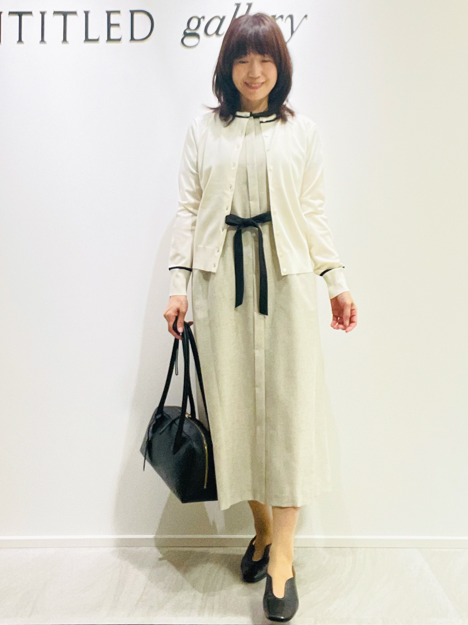 めいさんの「UNTITLED｜【アンサンブル可能】コンパクトニットカーディガン」を使ったコーディネート