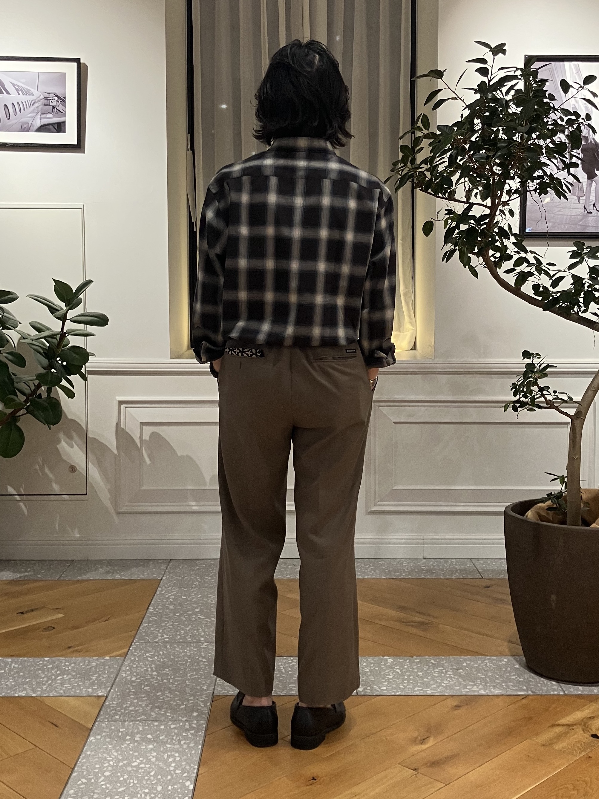 junyaさんの「DRESSTERIOR｜オンブレーチェックシャツ」を使ったコーディネート