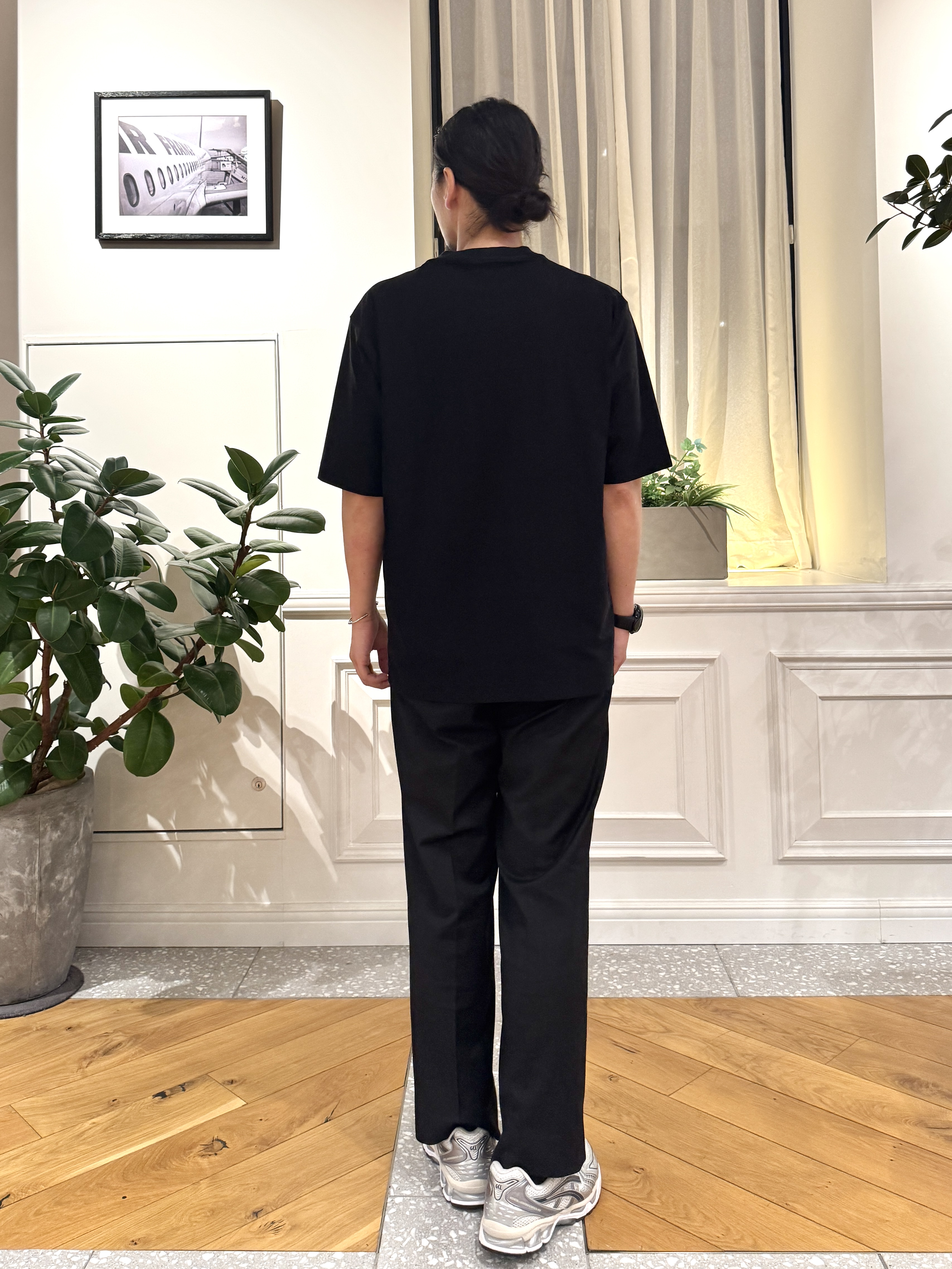kawarataniさんの「DRESSTERIOR｜【接触冷感/UVカット/ウォッシャブル】AIRTOOL クルーネックTシャツ」を使ったコーディネート