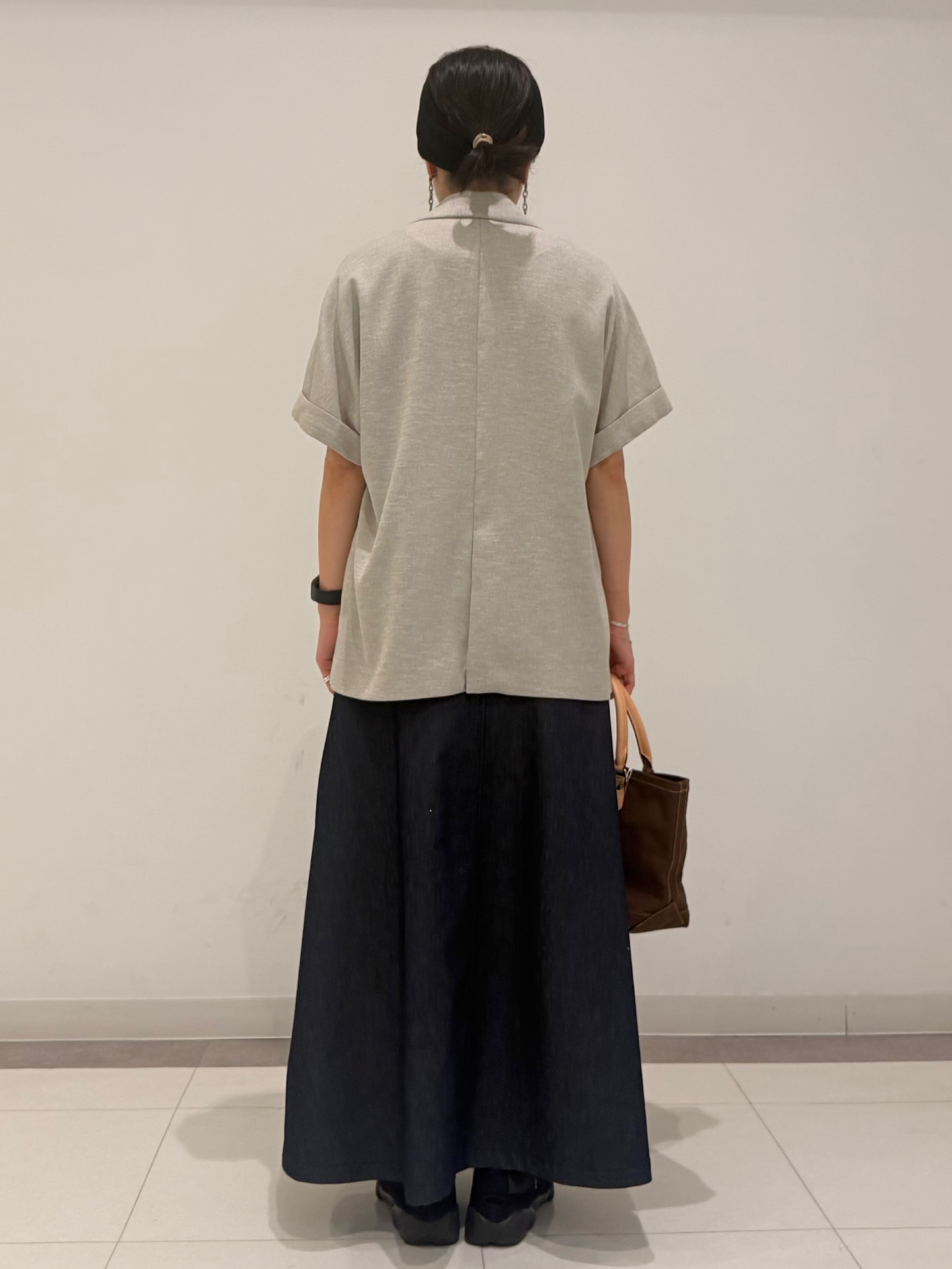 MIYAKAWAさんの「DRESSTERIOR｜【セットアップ可/UVカット/接触冷感/吸水速乾】ウォッシャブル リネンライクドルマンジャケット」を使ったコーディネート