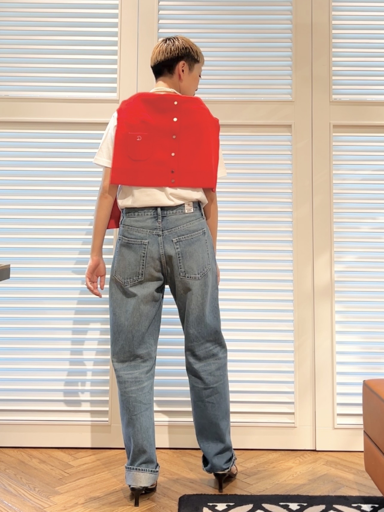 OCHIAIさんの「DRESSTERIOR｜【別注】マリリンモンロー/カラープリントTシャツ」を使ったコーディネート
