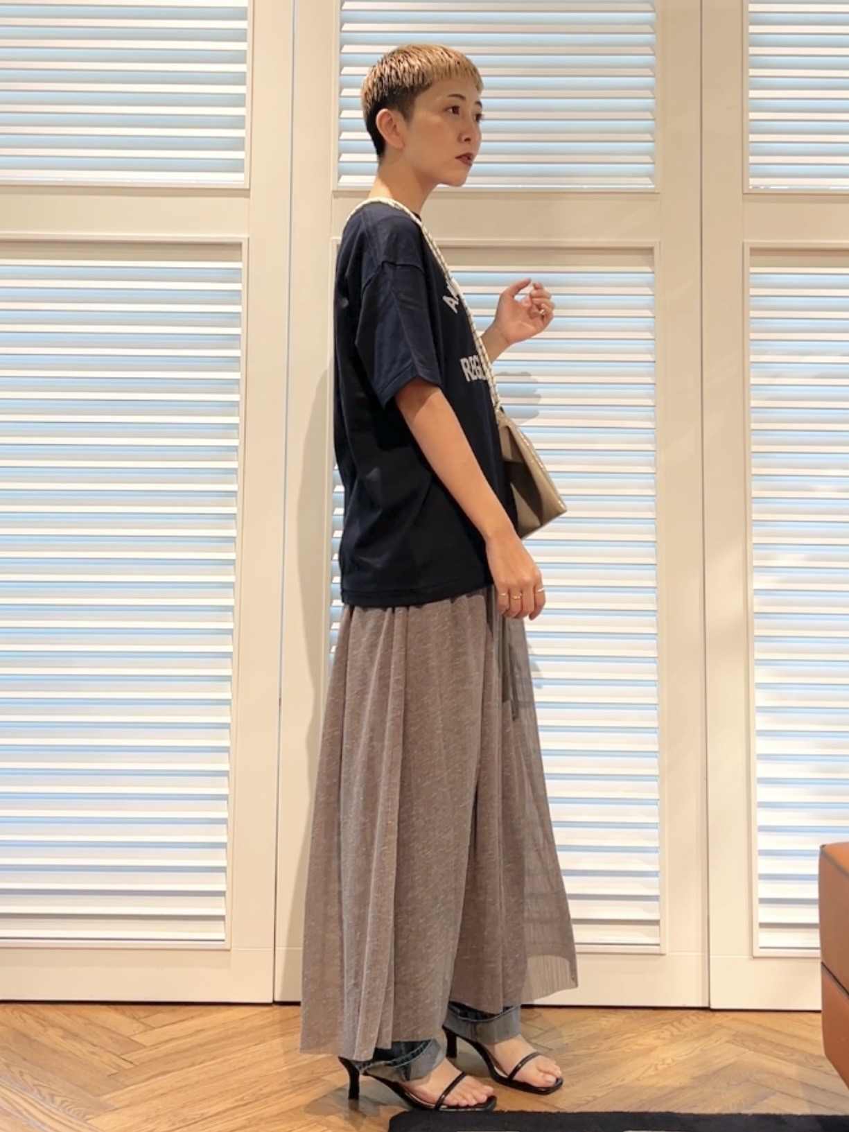 OCHIAIさんの「DRESSTERIOR｜Carouselambra（ケラウズランブラ）【別注】BOAT TANK TOP DRESS」を使ったコーディネート