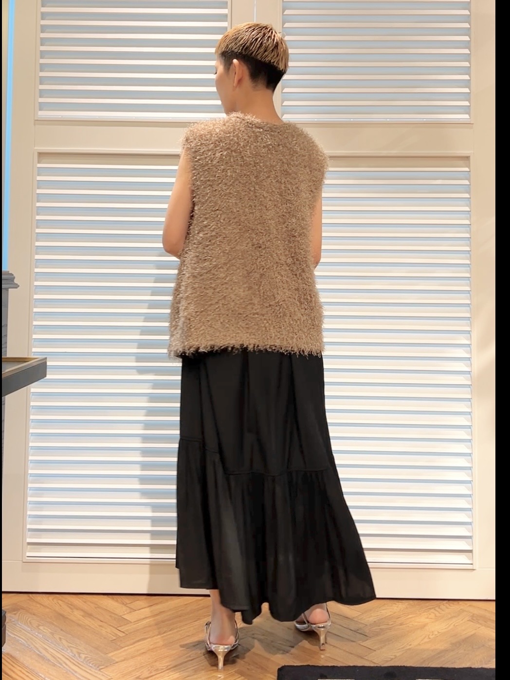 OCHIAIさんの「DRESSTERIOR｜フェザーヤーン2WAYニットプルオーバー」を使ったコーディネート