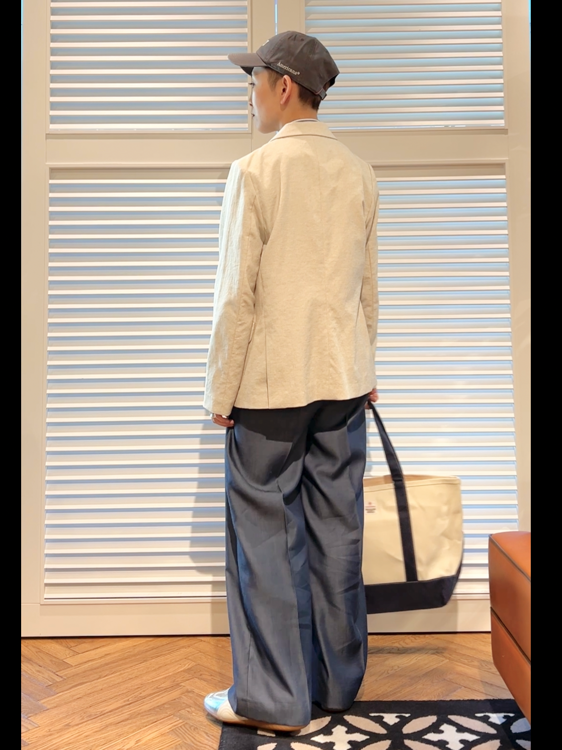 OCHIAIさんの「DRESSTERIOR｜◆【通勤/着映え/ウォッシャブル】オーバーシルエット ロンストシャツ」を使ったコーディネート