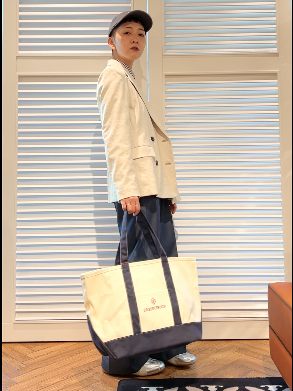 OCHIAIさんの「DRESSTERIOR｜◆【通勤/着映え/ウォッシャブル】オーバーシルエット ロンストシャツ」を使ったコーディネート