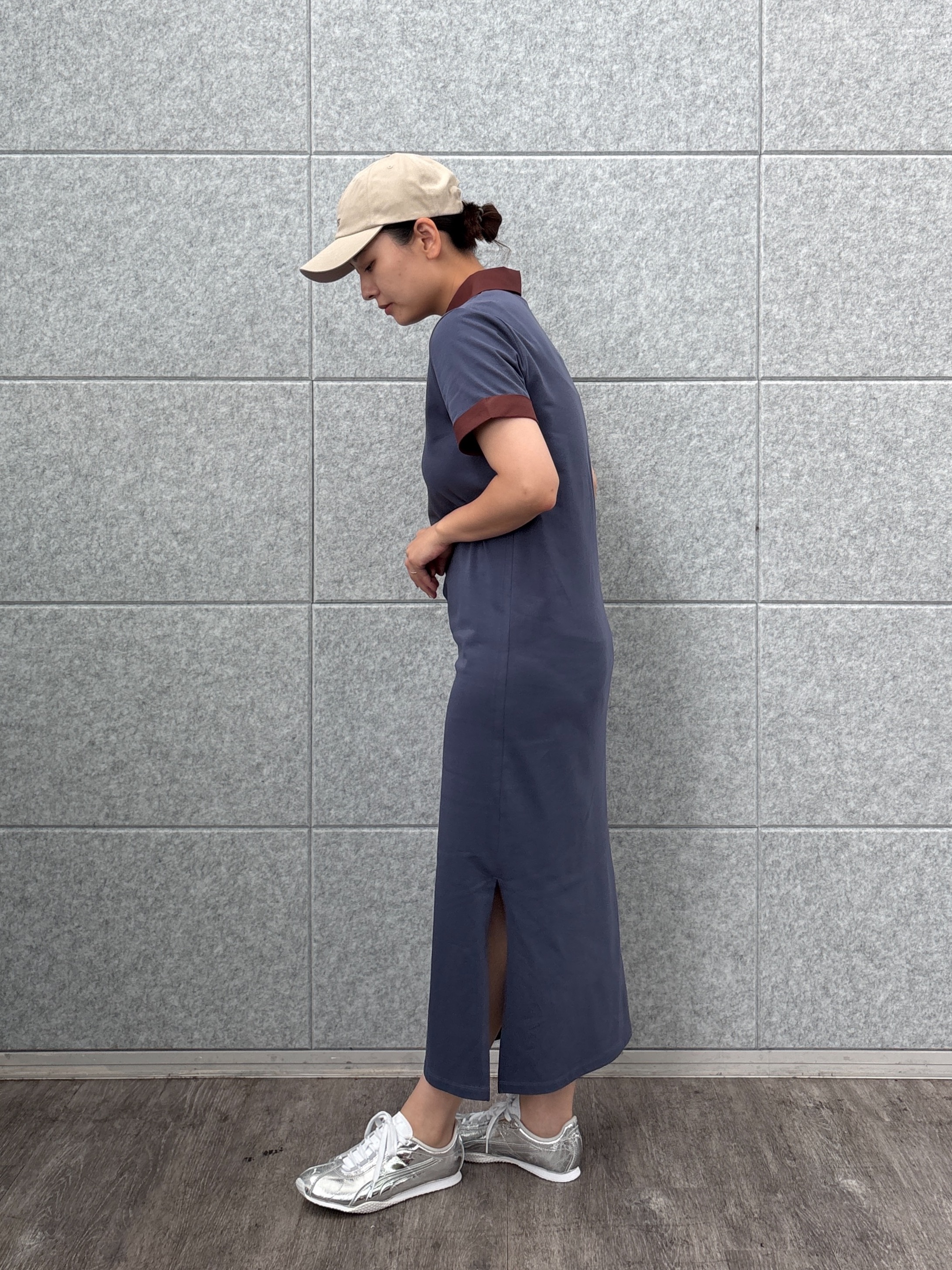 ayanoさんの「INDIVI｜ポロ衿カットソーワンピ―ス」を使ったコーディネート