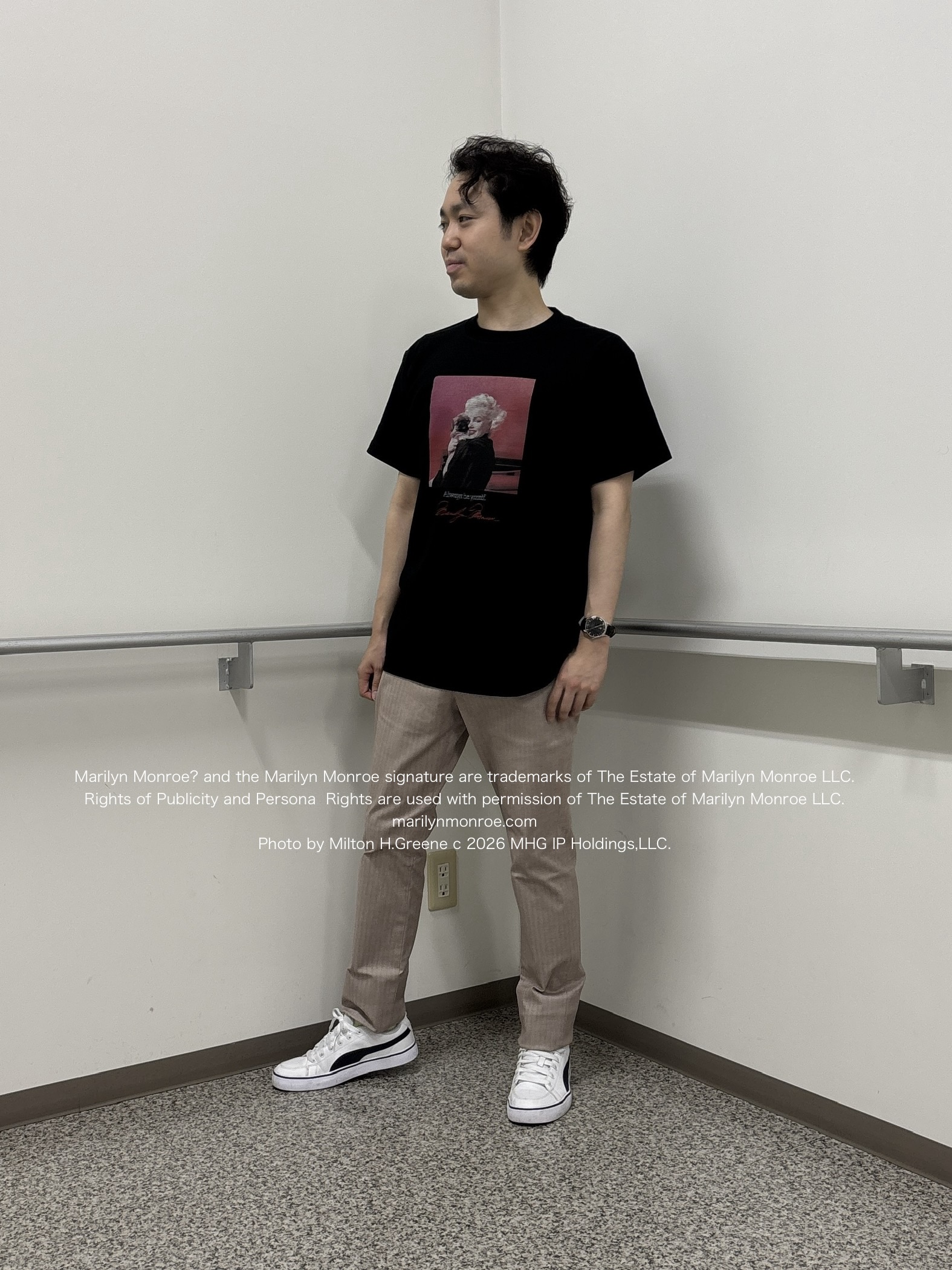 KEIさんの「TAKEO KIKUCHI｜【別注】マリリン・モンロー/フォトTシャツ」を使ったコーディネート