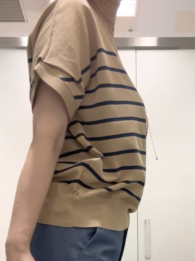 まどかさんの「UNTITLED｜【肌に張りつきにくい/前後2WAY】ドライタッチコットンプルオーバー」を使ったコーディネート