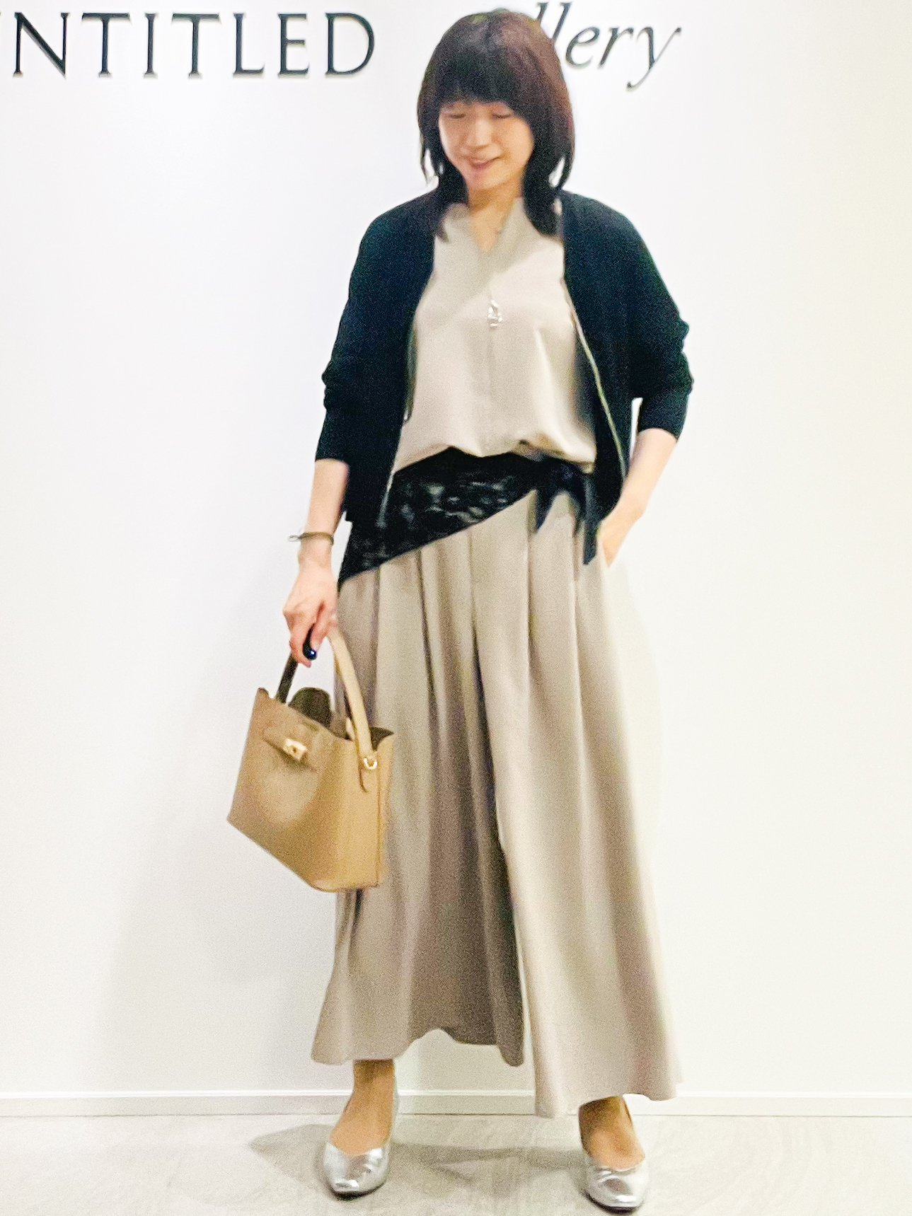 めいさんの「UNTITLED｜【アンサンブル可/日除け・冷房対策】シアーレーヨンZIPカーディガン」を使ったコーディネート