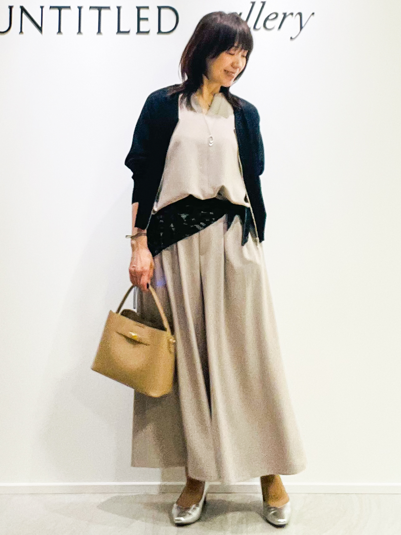 めいさんの「UNTITLED｜【アンサンブル可/日除け・冷房対策】シアーレーヨンZIPカーディガン」を使ったコーディネート
