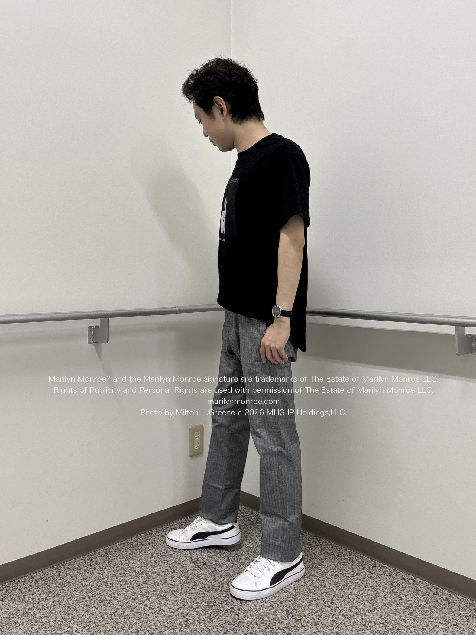 KEIさんの「TAKEO KIKUCHI｜【別注】マリリン・モンロー/フォトTシャツ」を使ったコーディネート