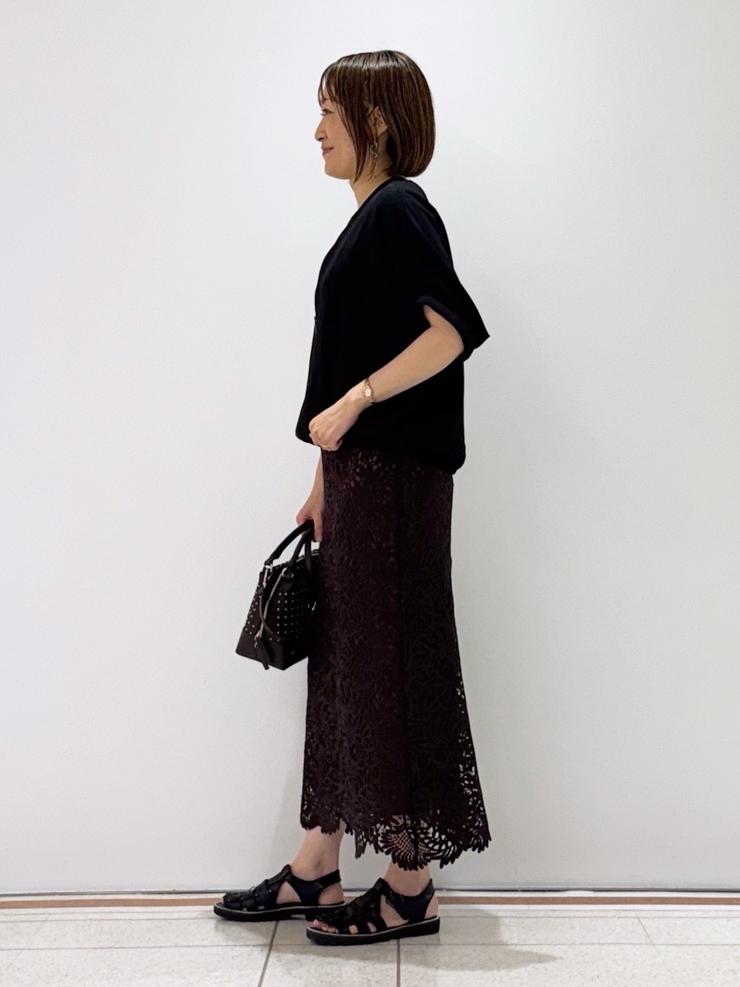 mikaさんの「INDIVI｜【着る日傘】ドルマンフォルムブルゾン」を使ったコーディネート