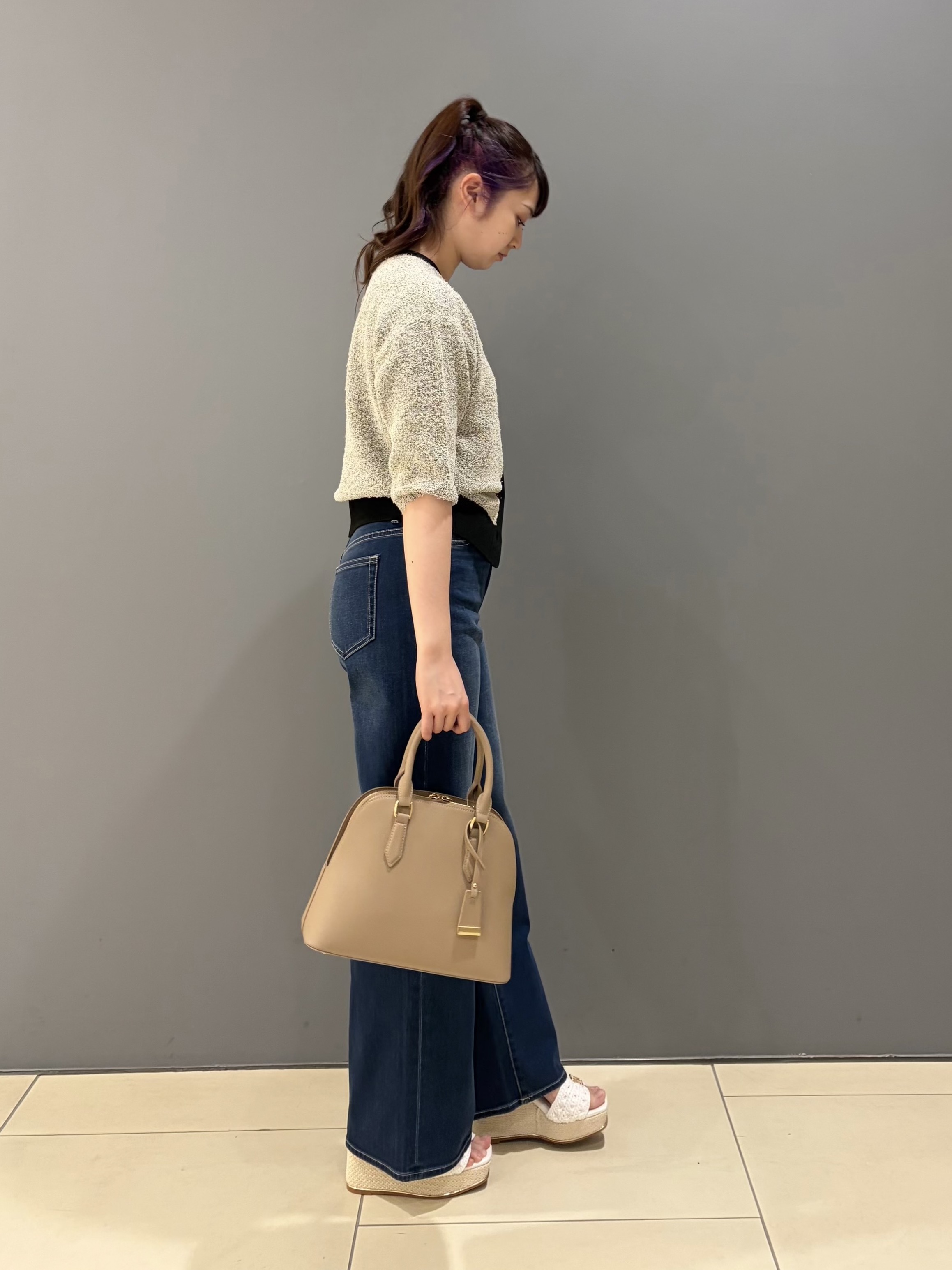 miさんの「UNTITLED｜【前後2WAY】コットン混カールプルオーバー」を使ったコーディネート