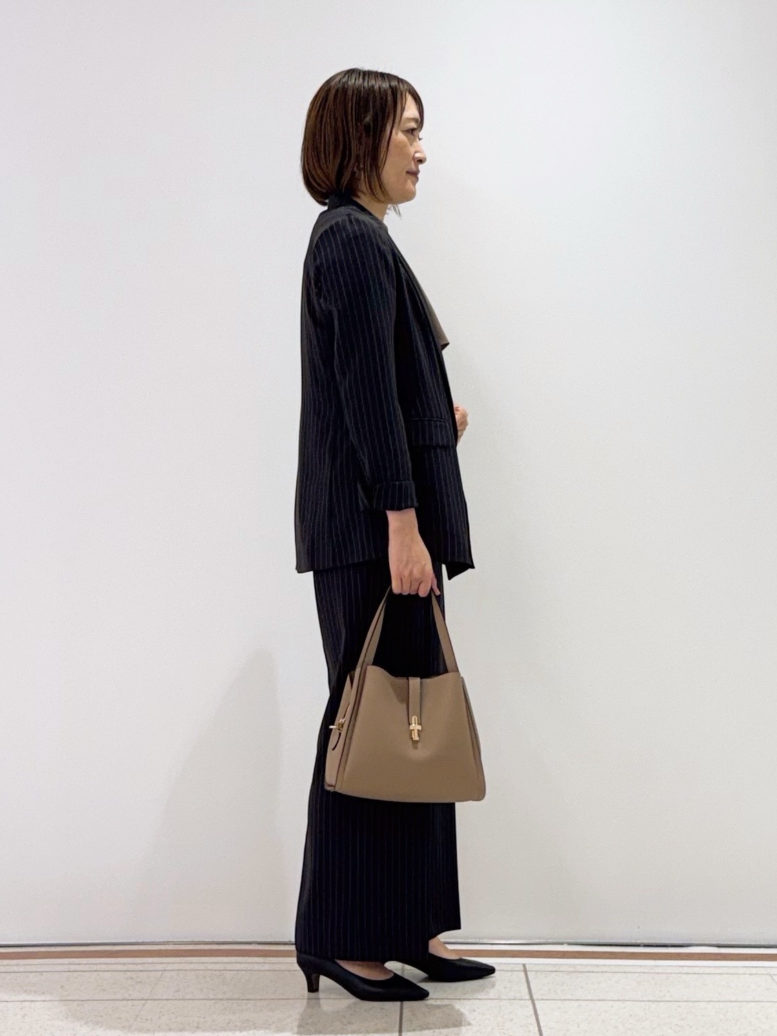 mikaさんの「INDIVI｜【新作登場！着る日傘】 ダブルジャケット」を使ったコーディネート