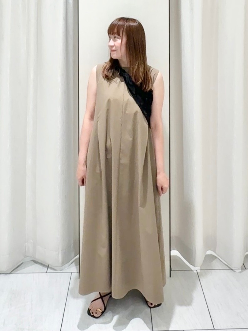 ʏᴜᴋɪᴋᴏさんの「UNTITLED｜【接触冷感/UVカット/吸水速乾】Aラインロングワンピース」を使ったコーディネート