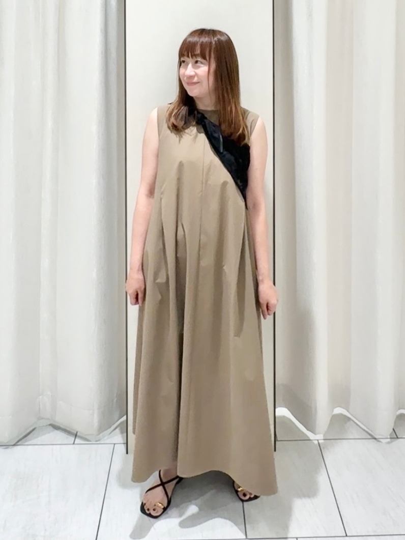 ʏᴜᴋɪᴋᴏさんの「UNTITLED｜【接触冷感/UVカット/吸水速乾】Aラインロングワンピース」を使ったコーディネート