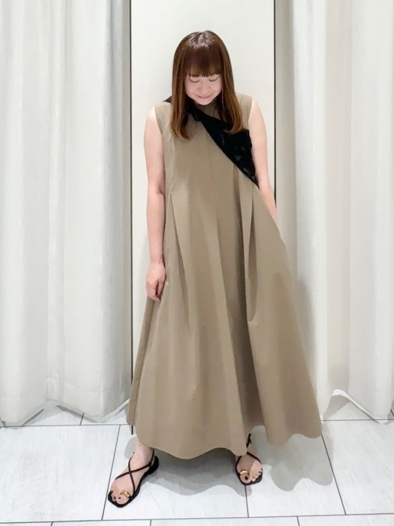 ʏᴜᴋɪᴋᴏさんの「UNTITLED｜【接触冷感/UVカット/吸水速乾】Aラインロングワンピース」を使ったコーディネート