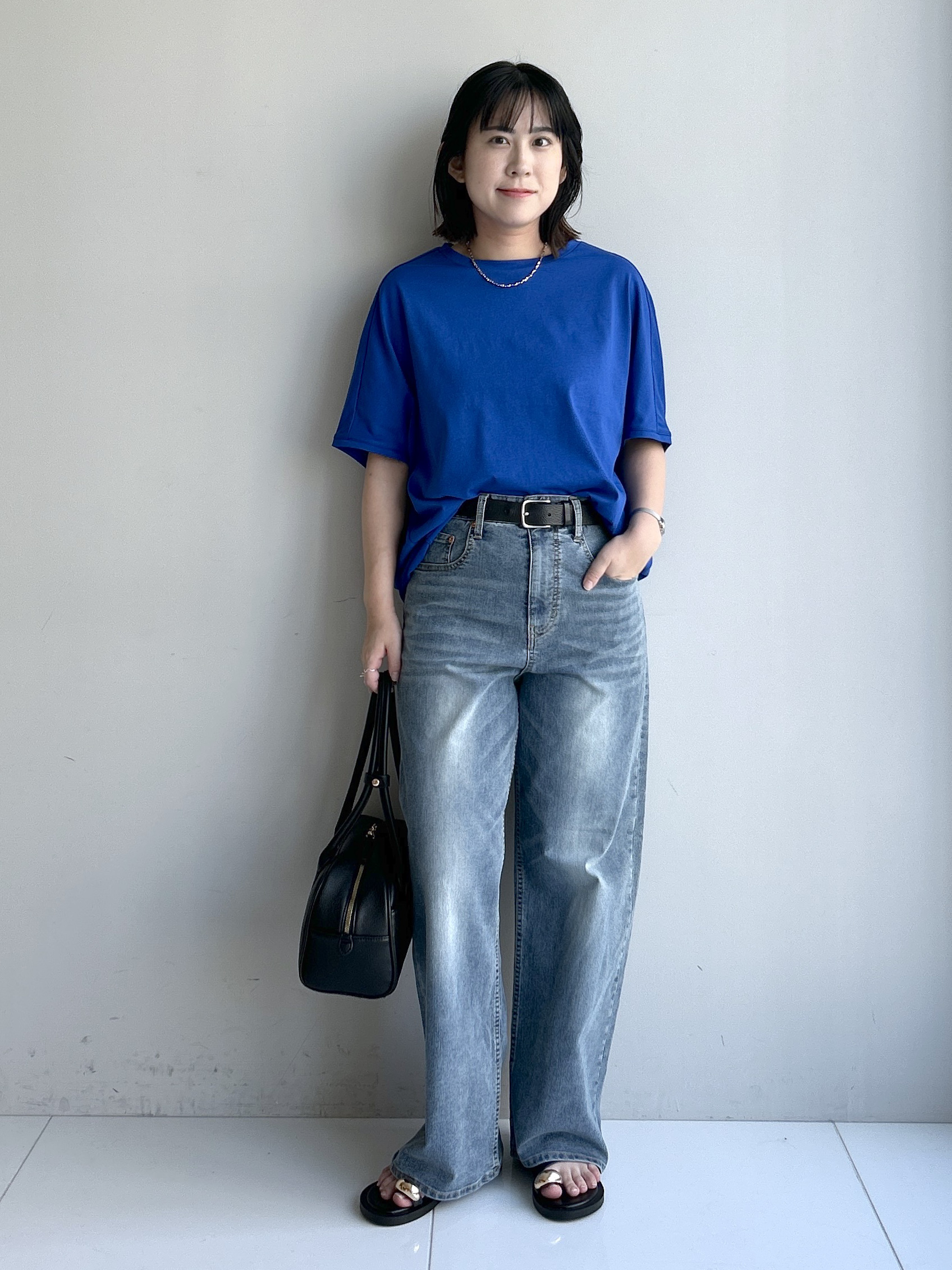 Hirokaさんの「Dessin｜【汗シミ防止/UVカット】ドルマンスリーブ プルオーバー」を使ったコーディネート