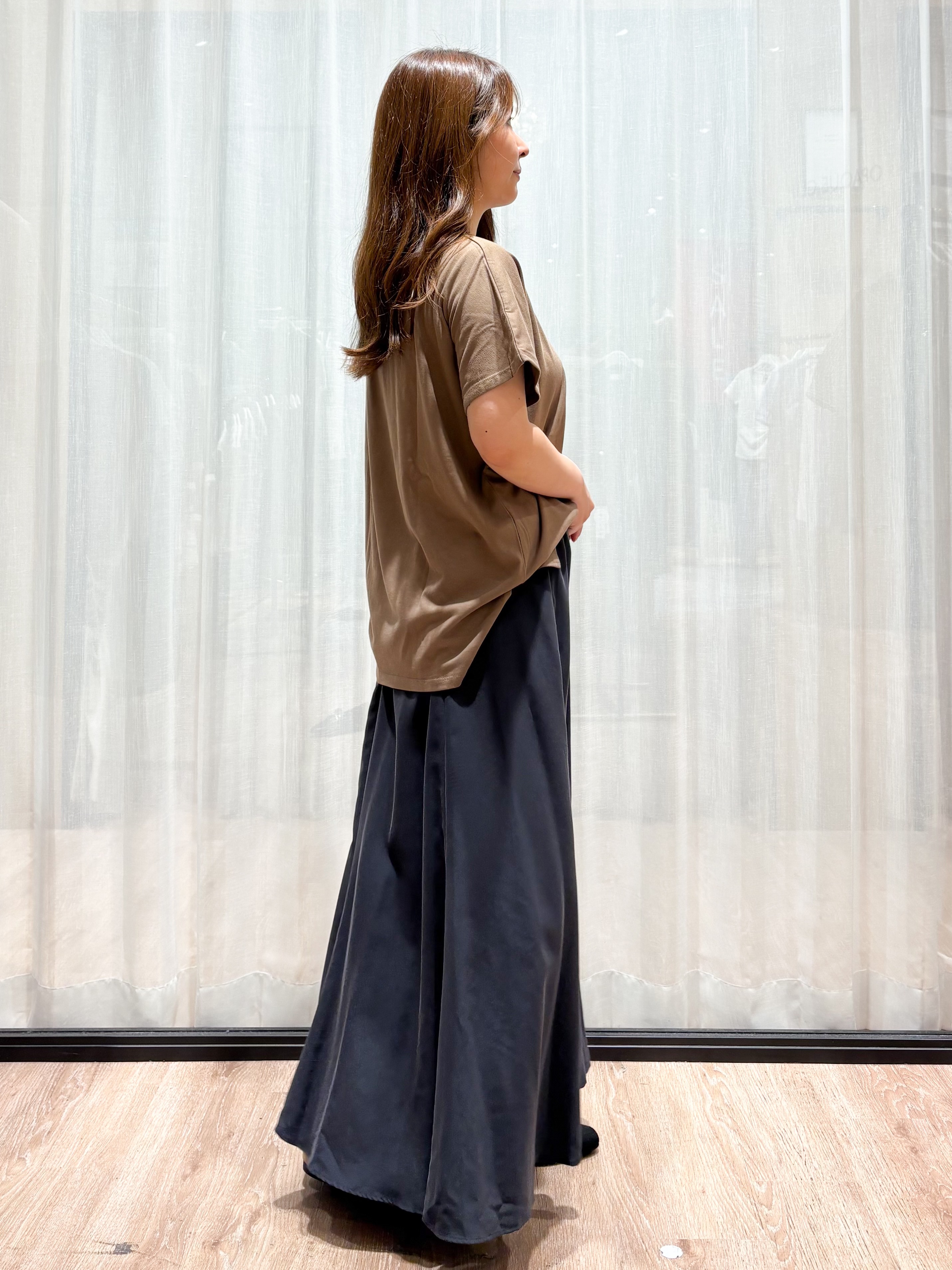 かなさんの「OPAQUE.CLIP｜フォトプリントTシャツ【洗濯機OK】」を使ったコーディネート