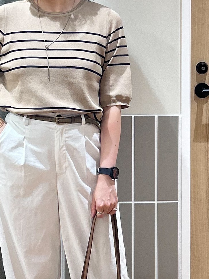 よっしーさんの「grove｜【白でも透けにくい・多機能】ワイドパンツ」を使ったコーディネート
