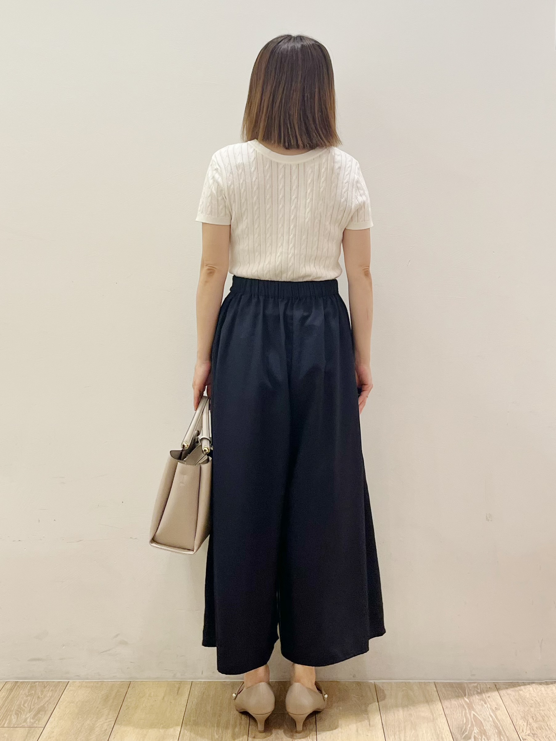 kcさんの「OPAQUE.CLIP｜前後2wayケーブルコンパクトニット【洗濯機OK／抗ピル】」を使ったコーディネート
