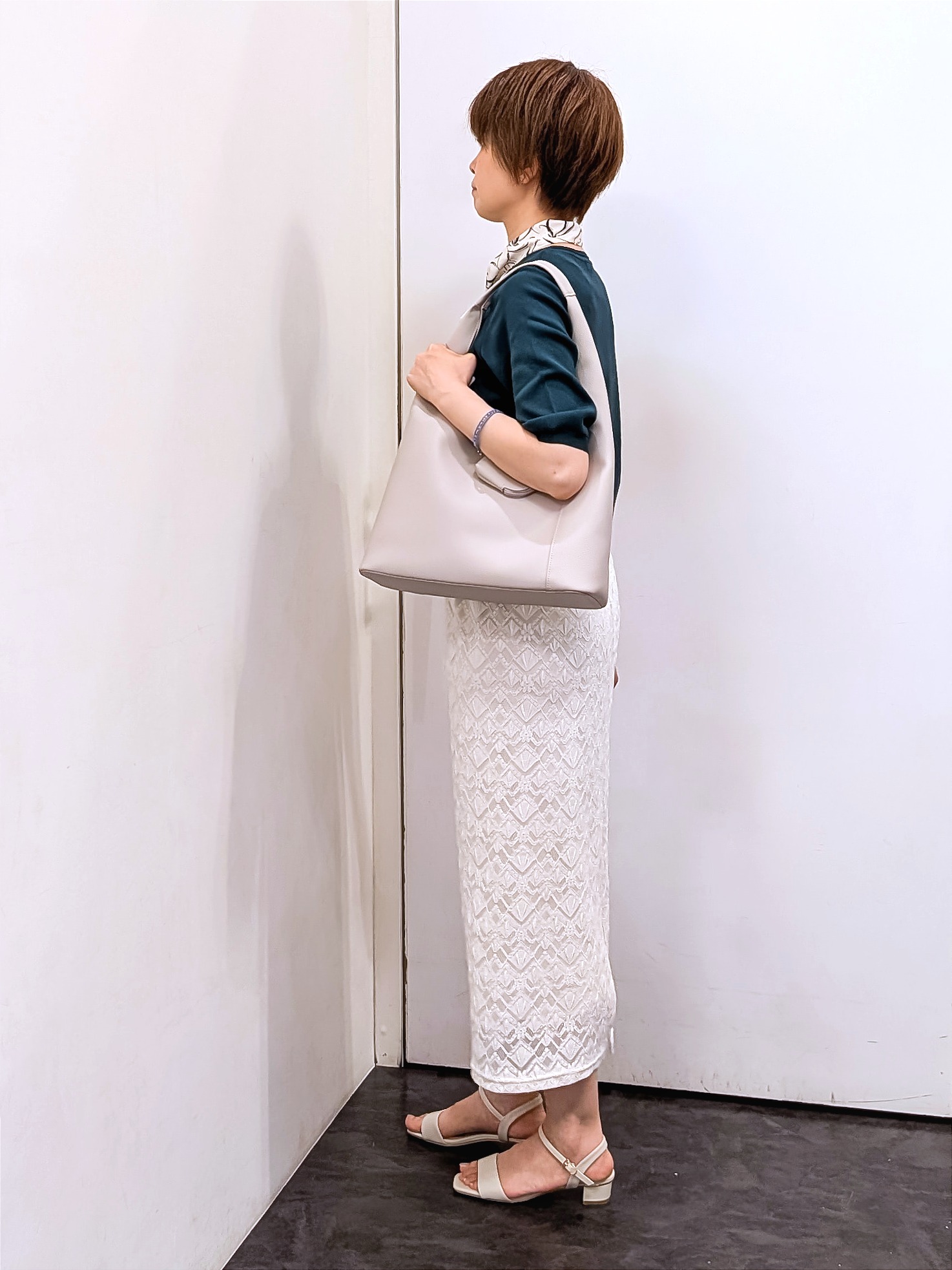 やまちゃんさんの「grove｜【貴島明日香さん着用】シアードッキングスクエアタンク」を使ったコーディネート