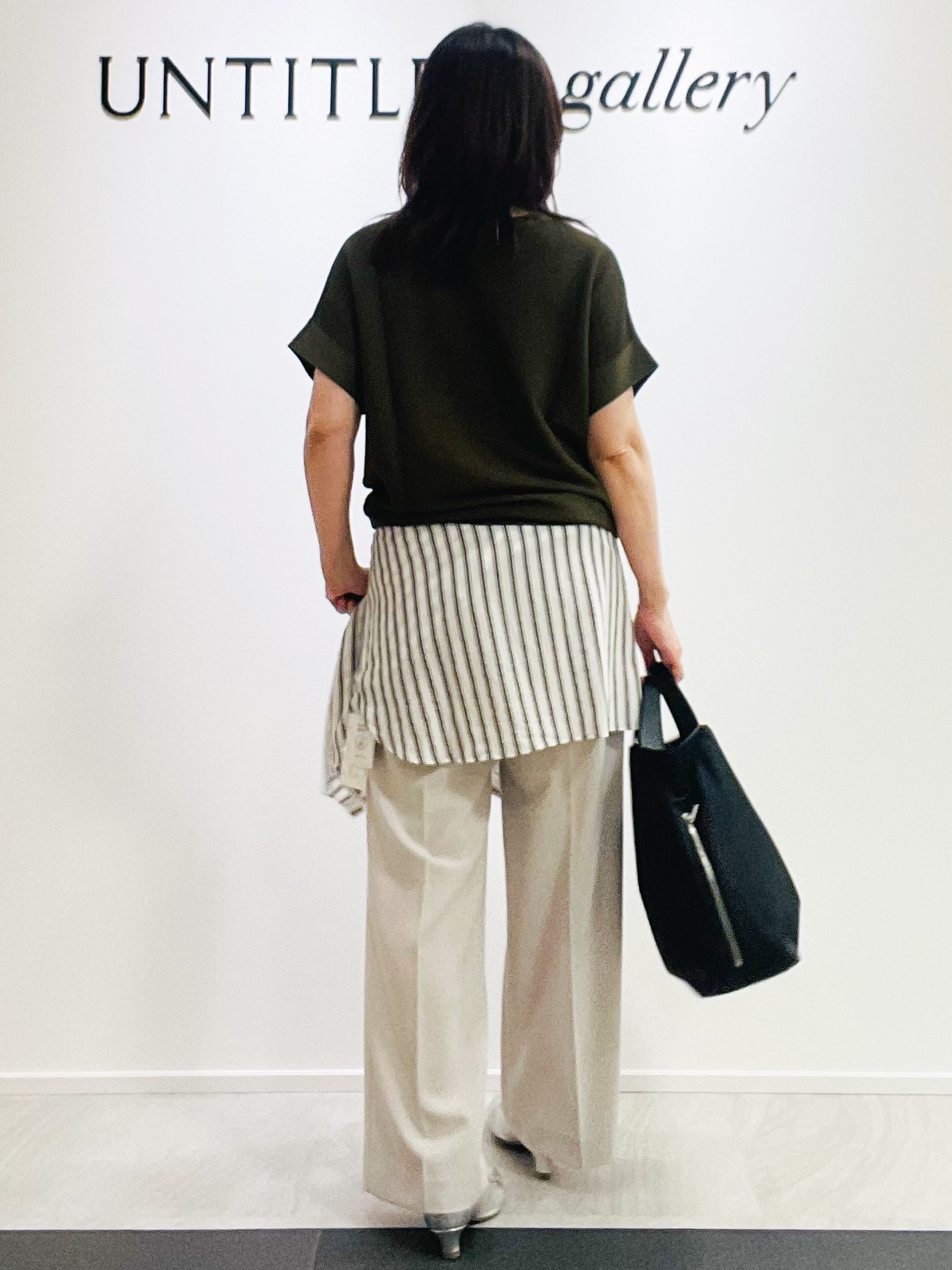 めいさんの「UNTITLED｜【11色展開/体型カバー】前後2WAYフレンチスリーブニット」を使ったコーディネート