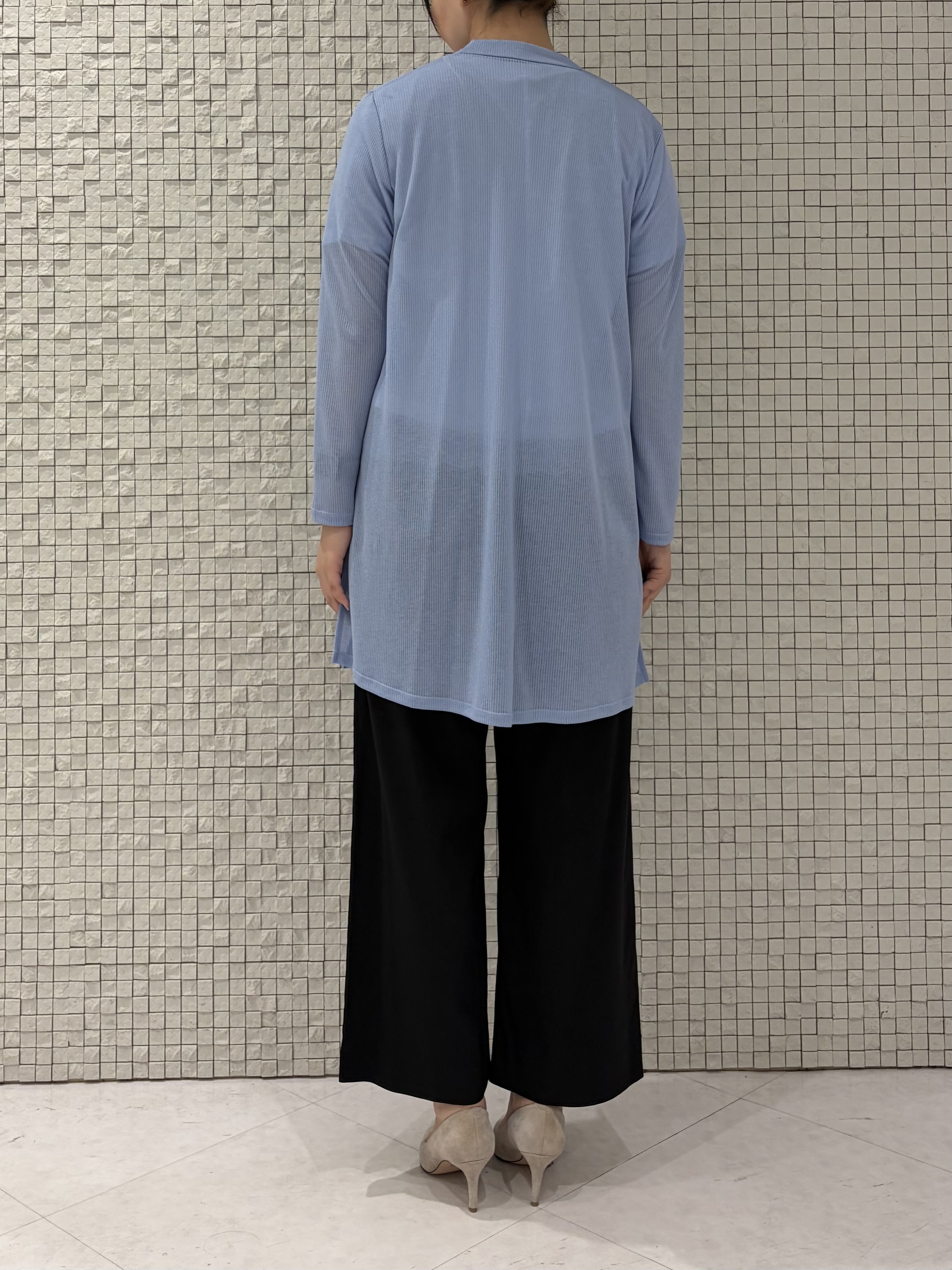koharuさんの「INDIVI｜【汗ジミ防止／接触冷感】裾レースドルマンTシャツ」を使ったコーディネート