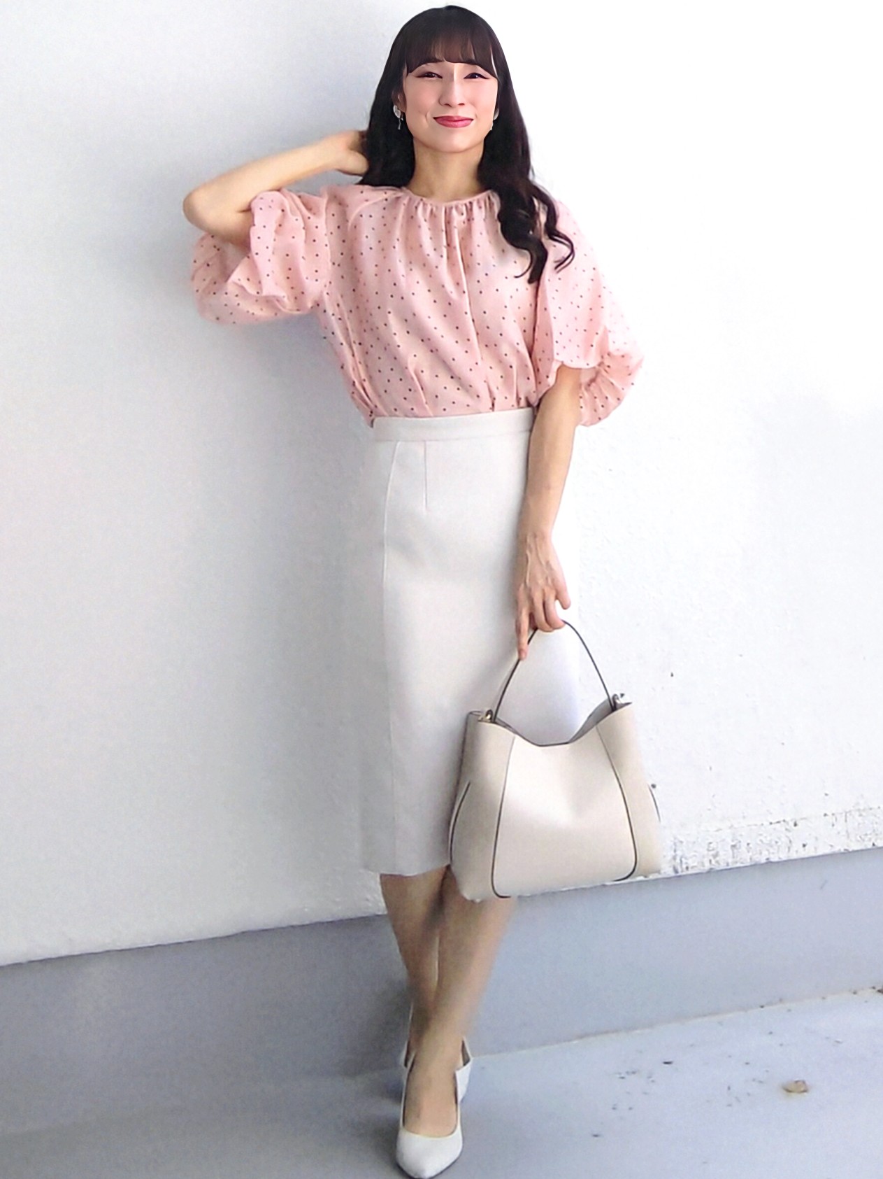 keinaさんの「SunaUna｜シアードットブラウス」を使ったコーディネート