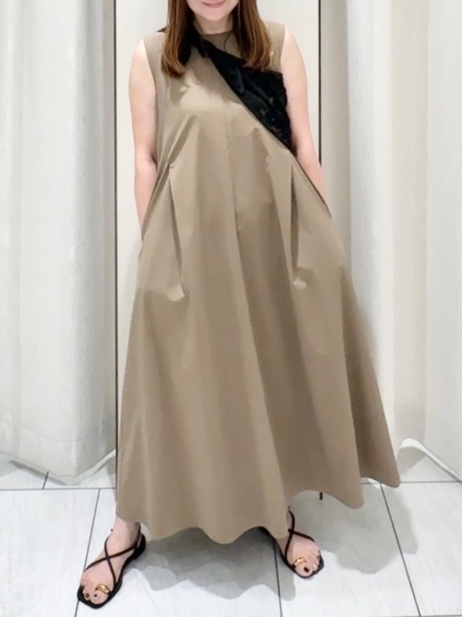 ʏᴜᴋɪᴋᴏさんの「UNTITLED｜【接触冷感/UVカット/吸水速乾】Aラインロングワンピース」を使ったコーディネート