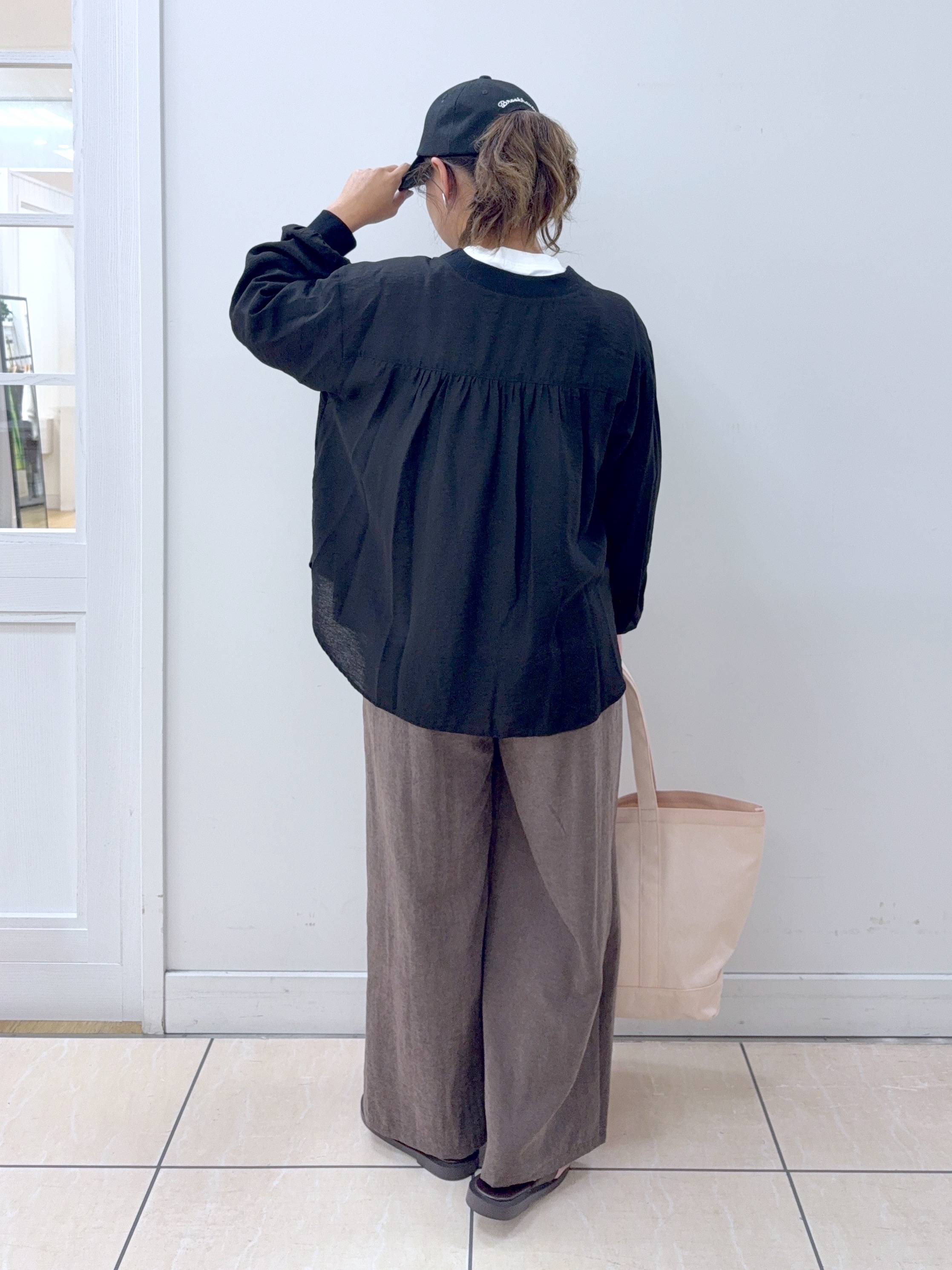 Osawaさんの「Dessin｜麻調キャップ」を使ったコーディネート