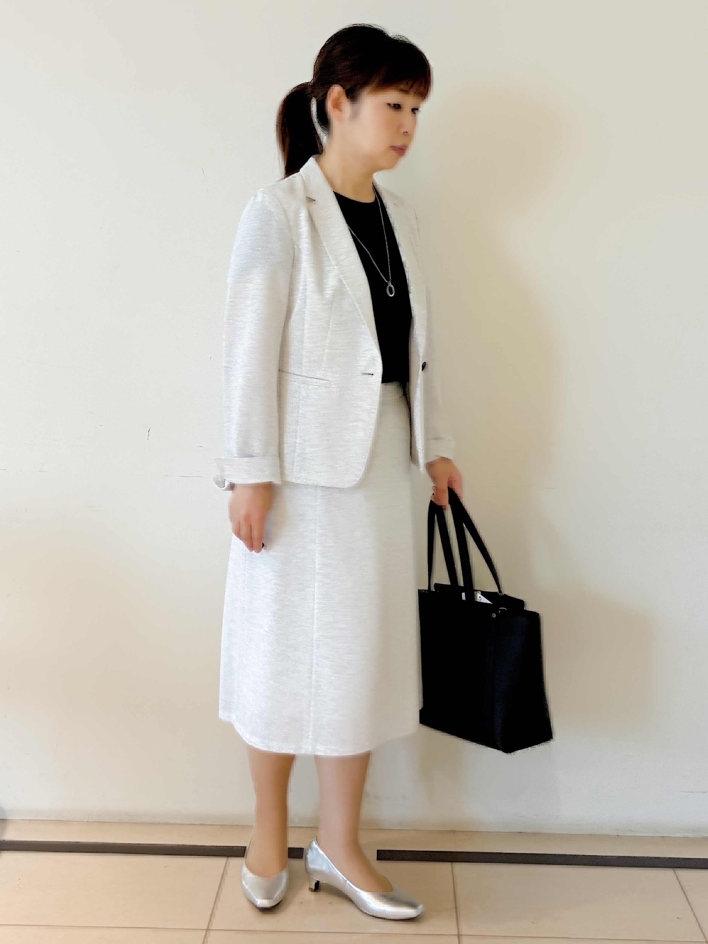 ひーさんの「Reflect｜【SS-4Lサイズ／UVカット／接触冷感】匠ジャケット／ベーシックテーラード」を使ったコーディネート