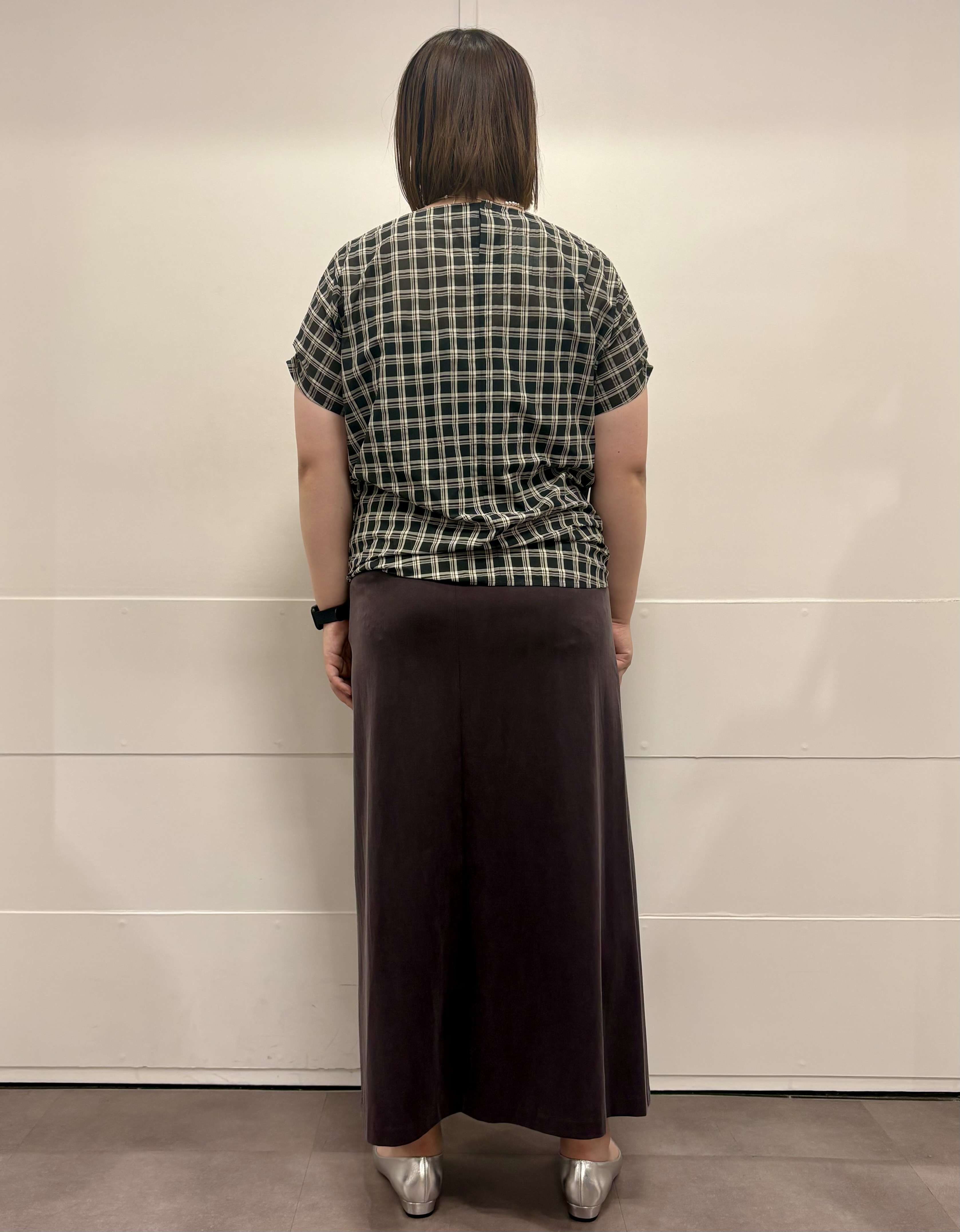 MIさんの「UNTITLED｜【セットアップ可/接触冷感】ヴィンテージライク ロングスカート」を使ったコーディネート